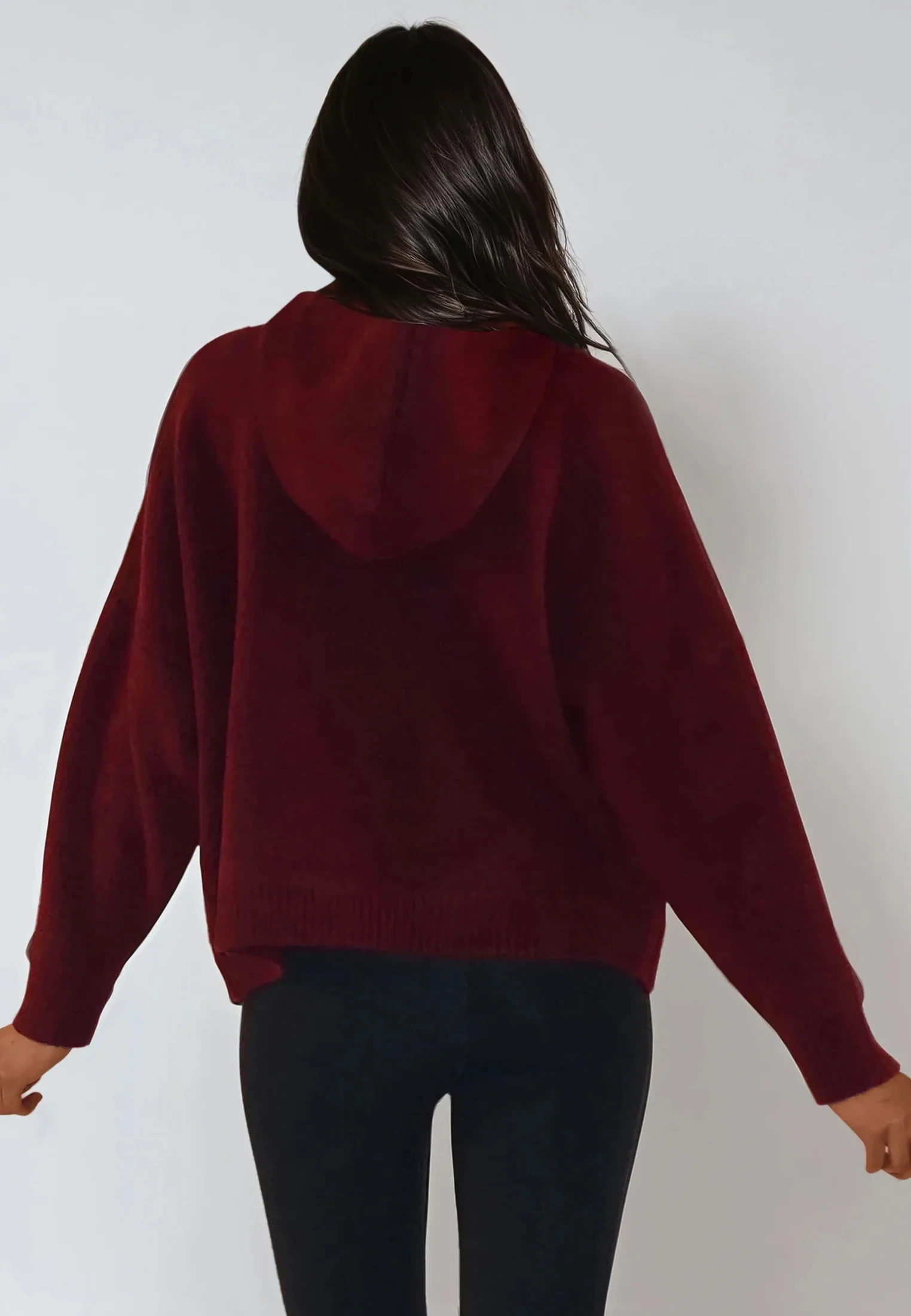 COURTNEY HOODIE JUMPER PORT - Image 6
