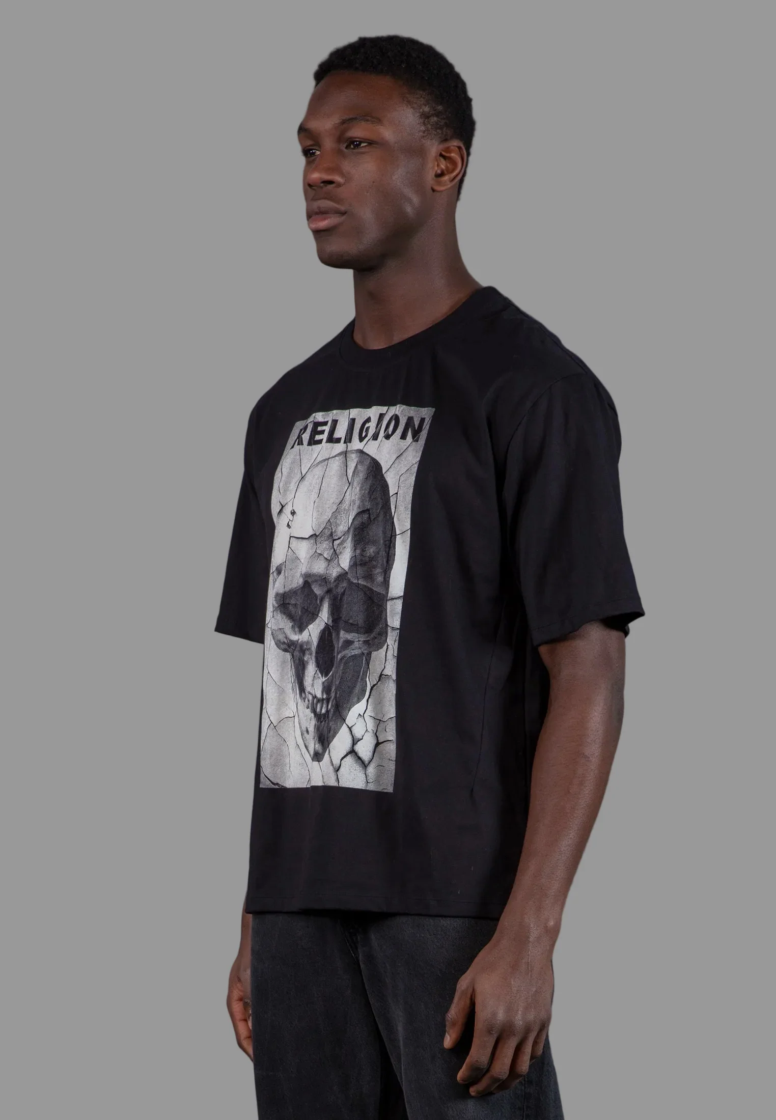 CRACK T-SHIRT BLACK - Image 3
