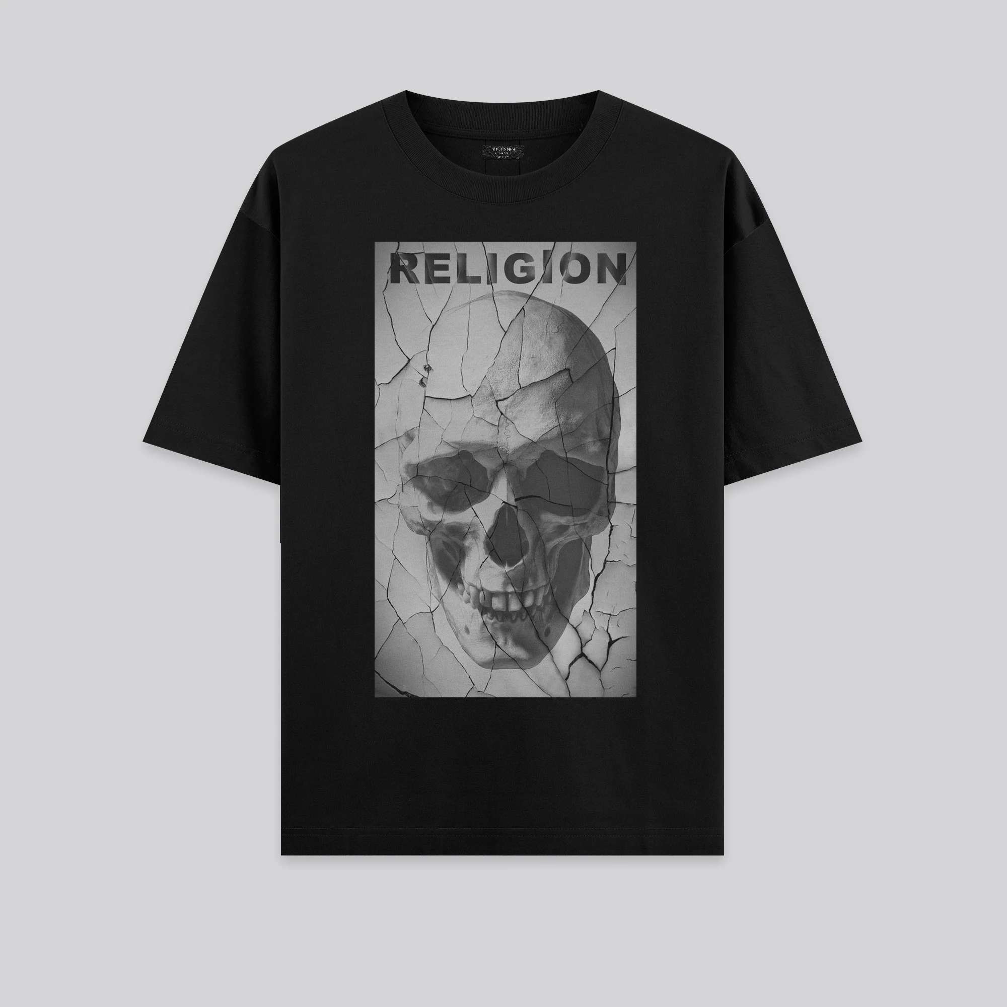 CRACK T-SHIRT BLACK - Image 7