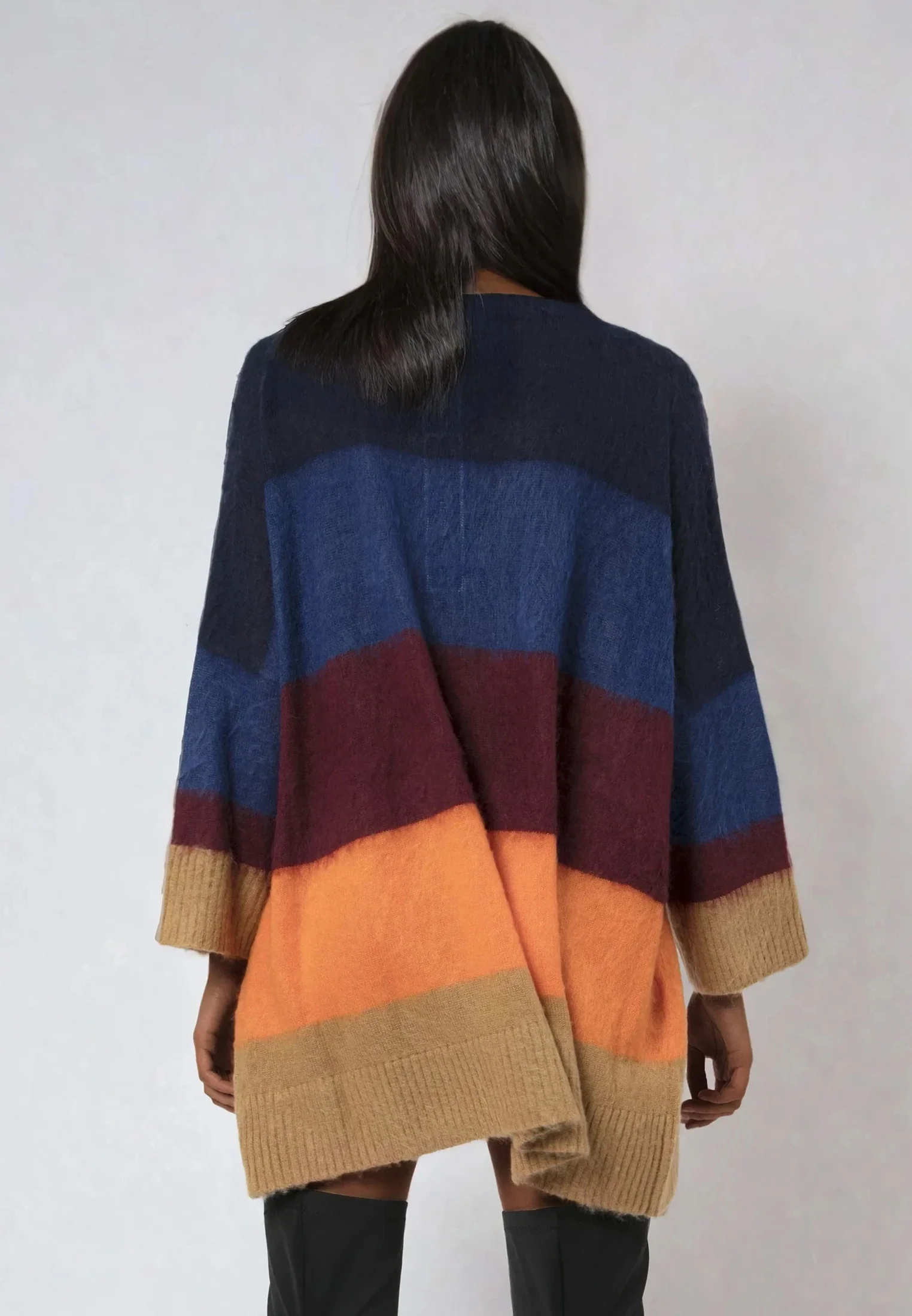 CRESCENT JUMPER DRESS BLOCK STRIPE - Image 3