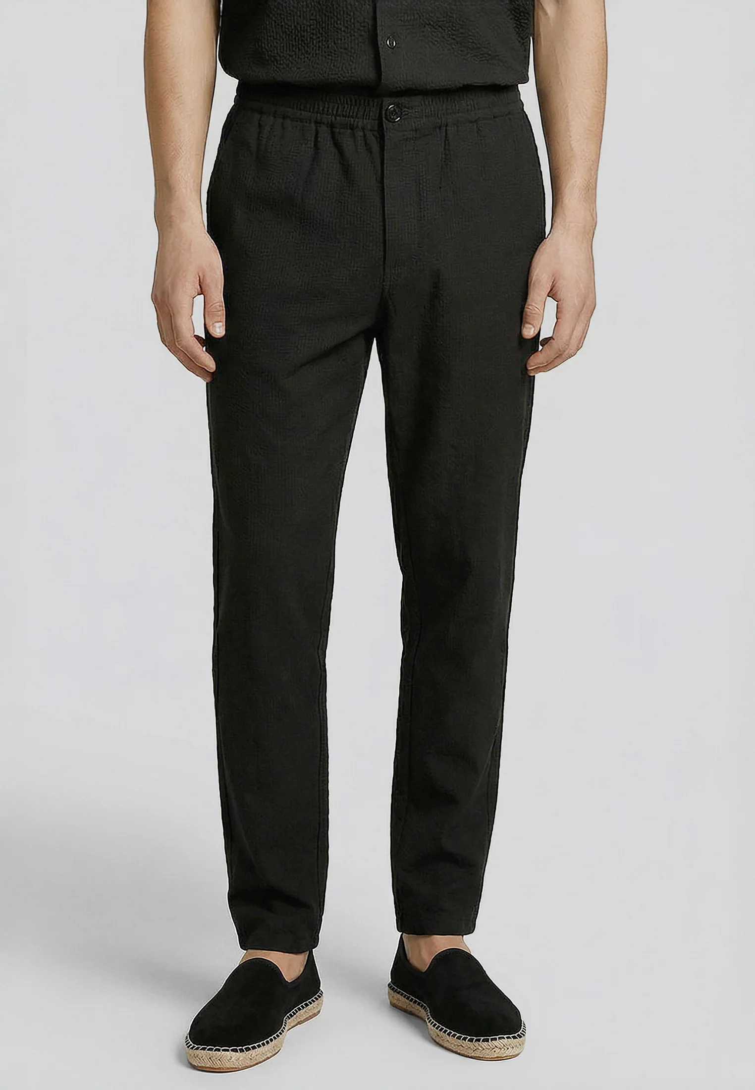 CRINKLE CHINO BLACK - Image 5