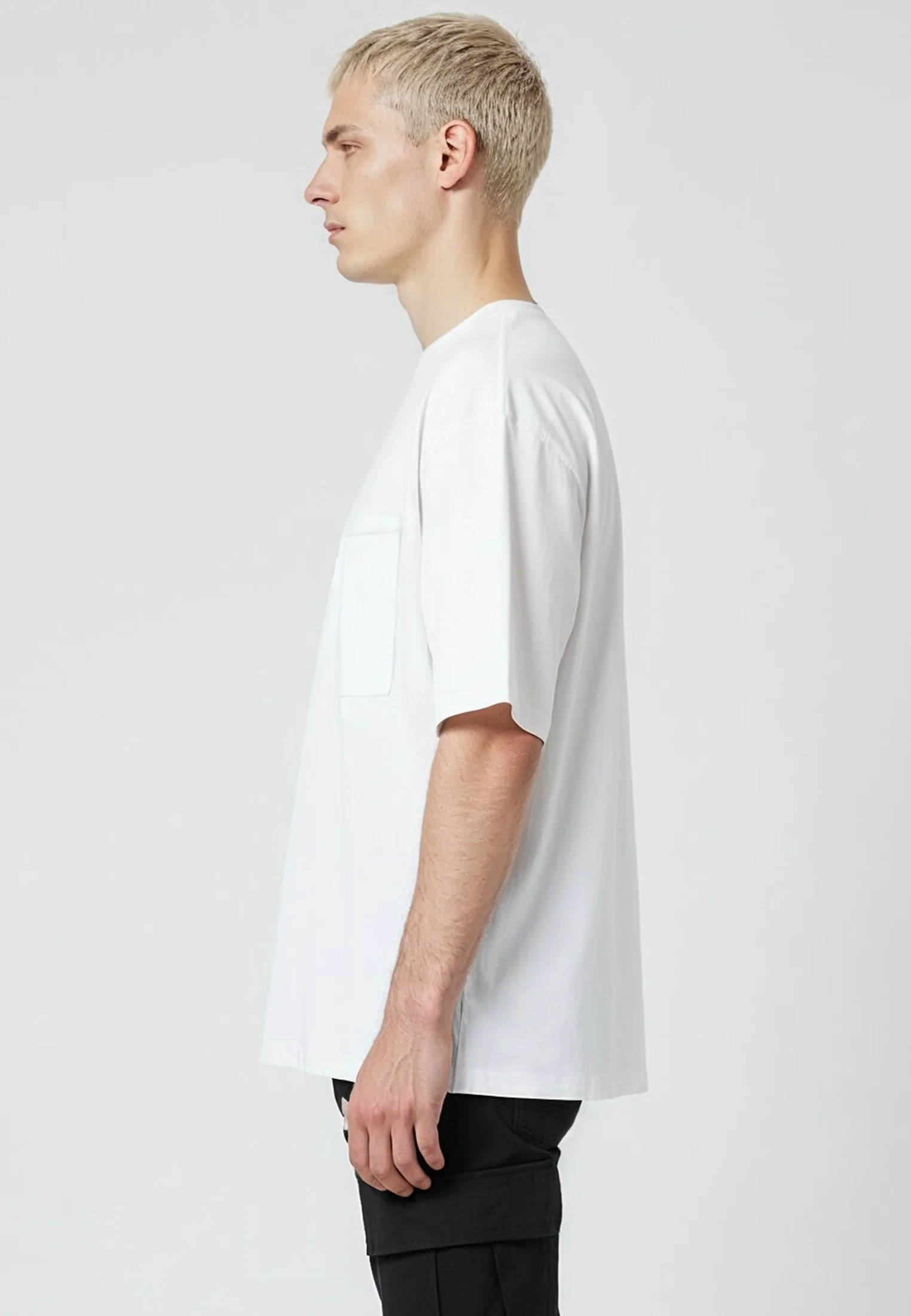 CROP BOX T-SHIRT WHITE - Image 5