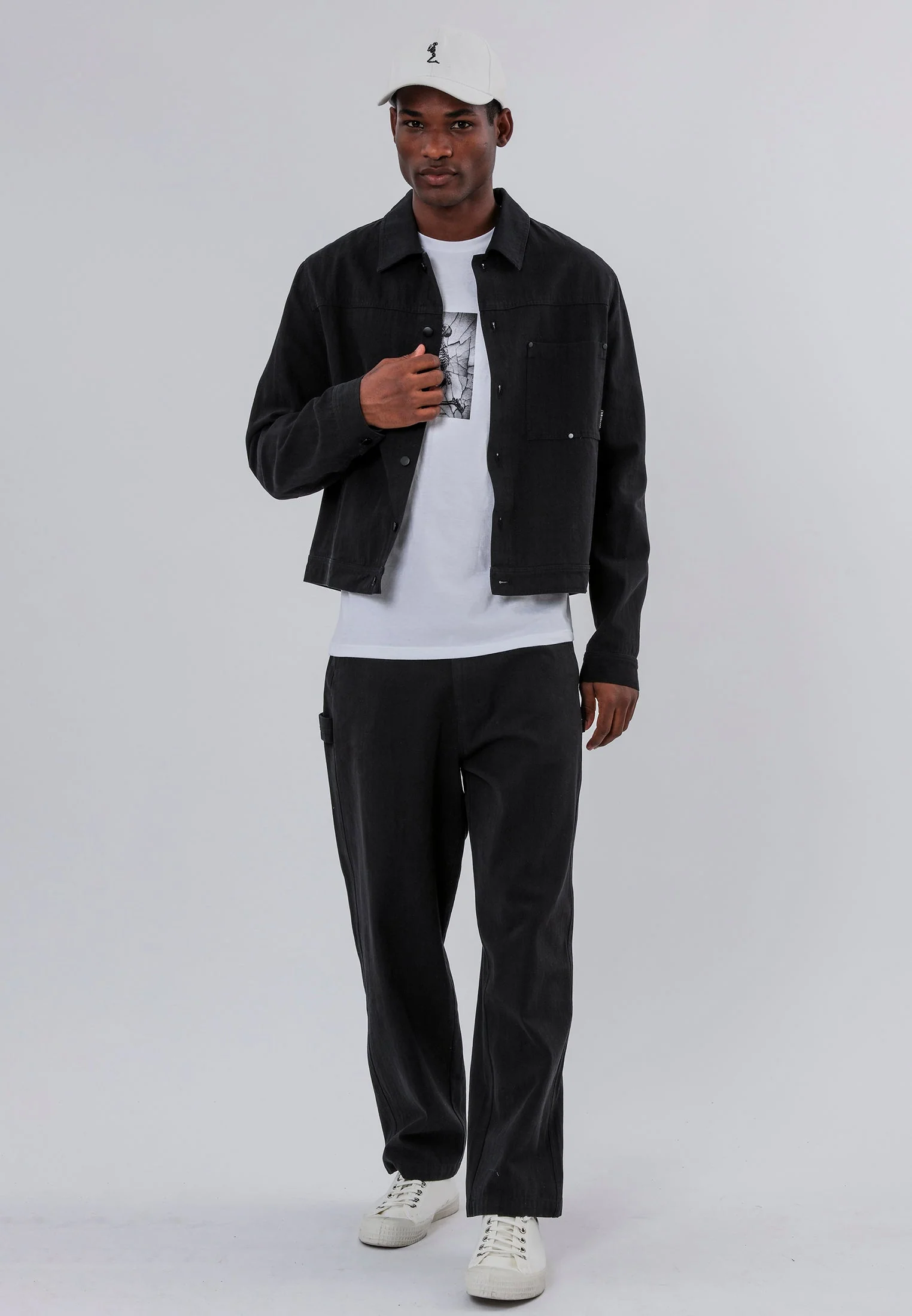 DENIM JACKET BLACK - Image 6