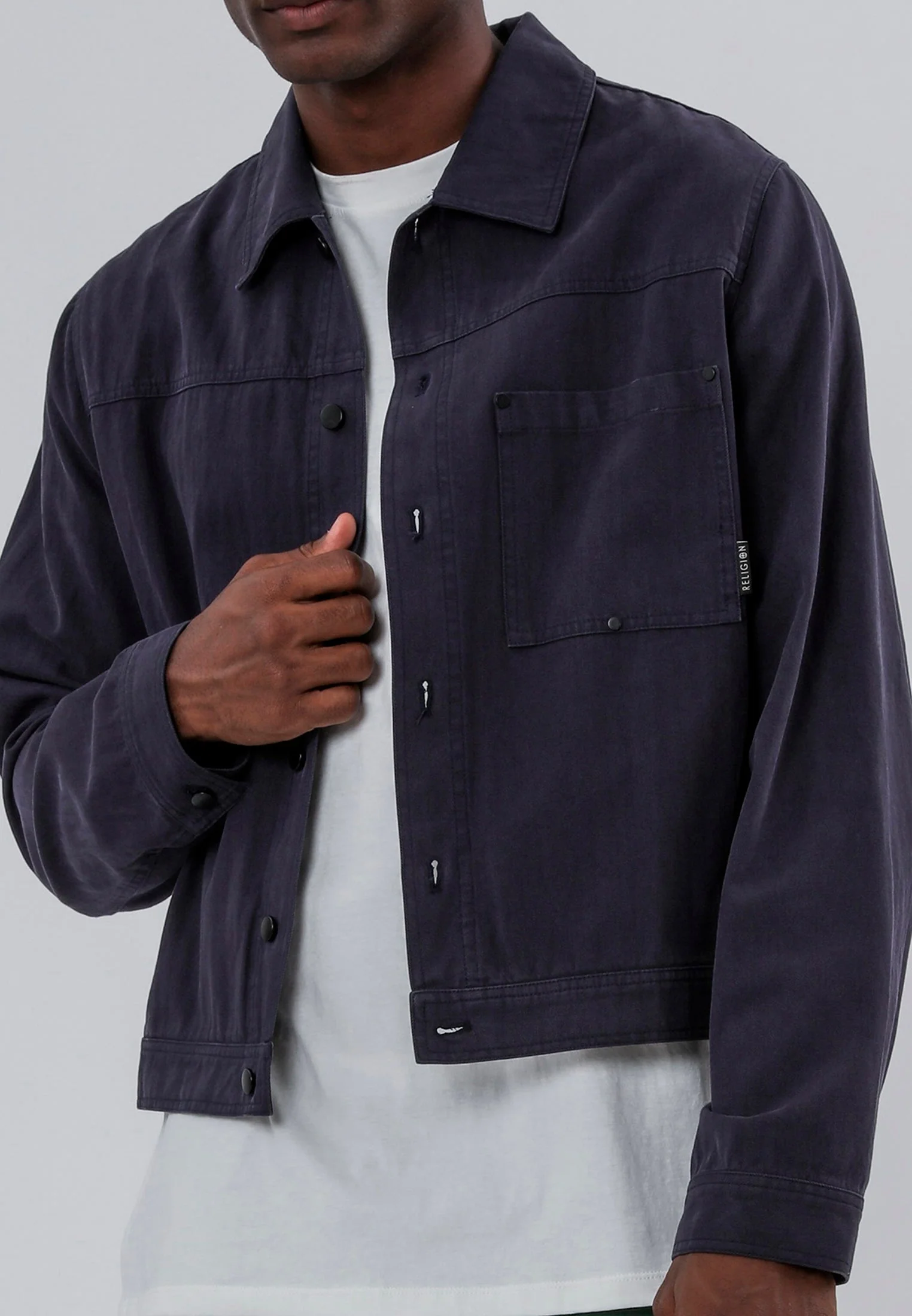 DENIM JACKET ROYAL BLUE - Image 6