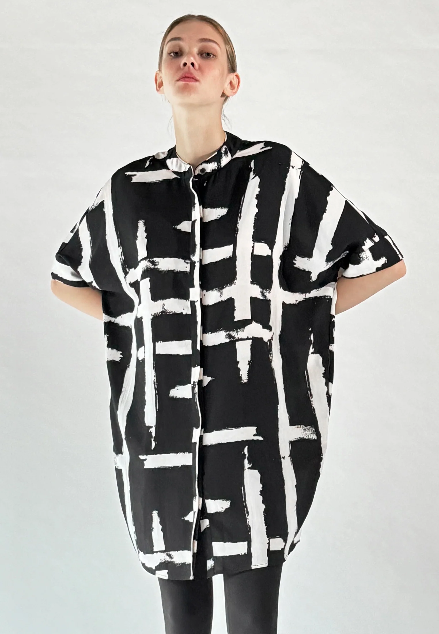 DESTINY TUNIC SELVAGE BLACK - Image 4