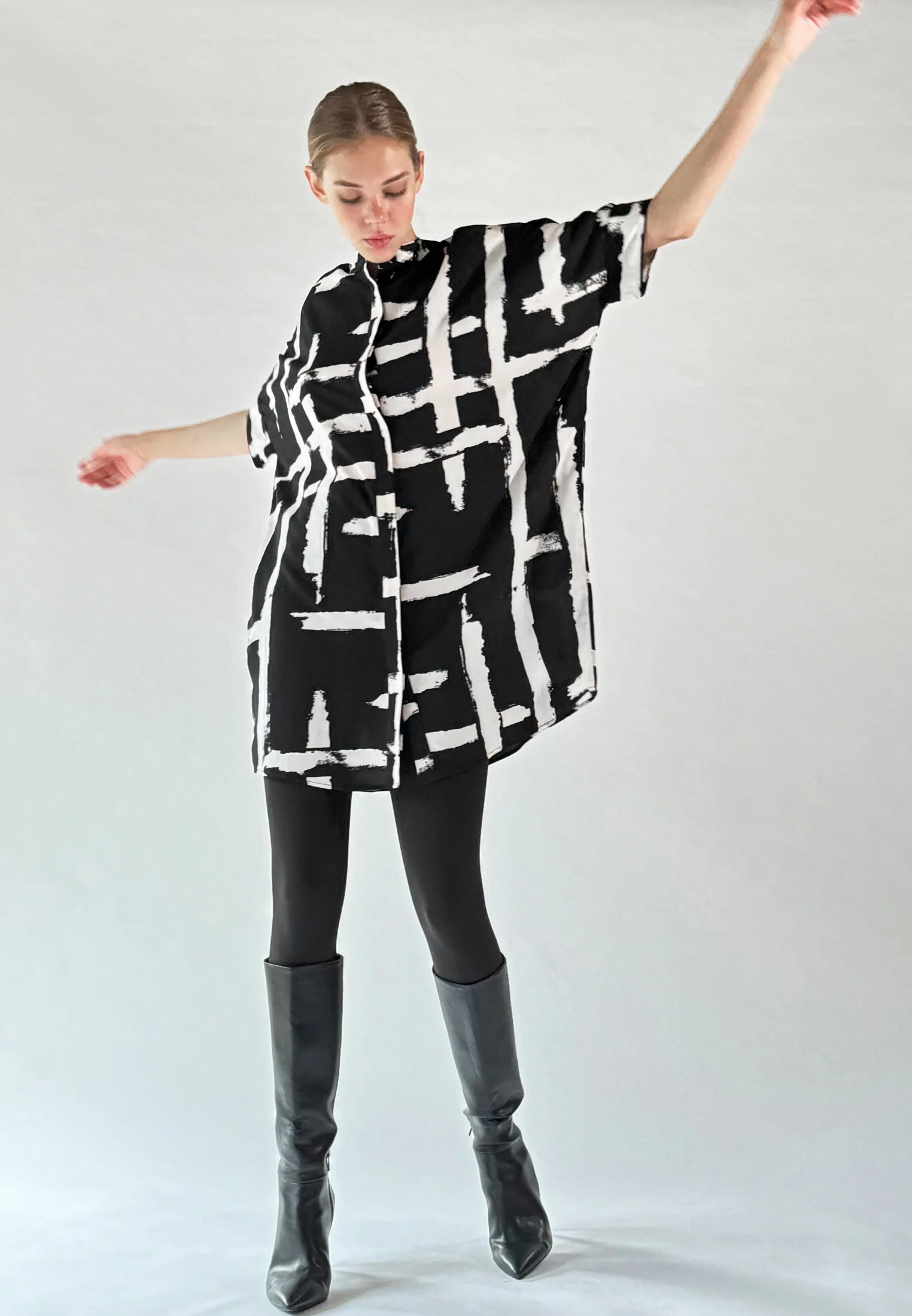 DESTINY TUNIC SELVAGE BLACK - Image 5