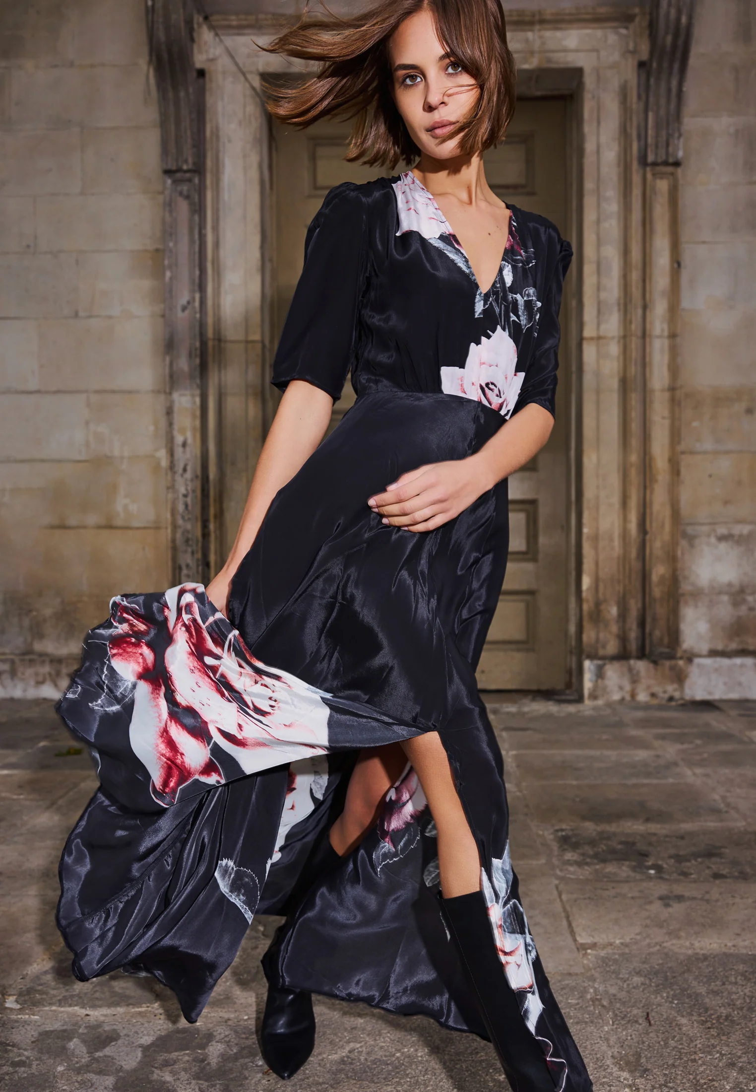 DIANA MAXI DRESS BLACK - Image 2