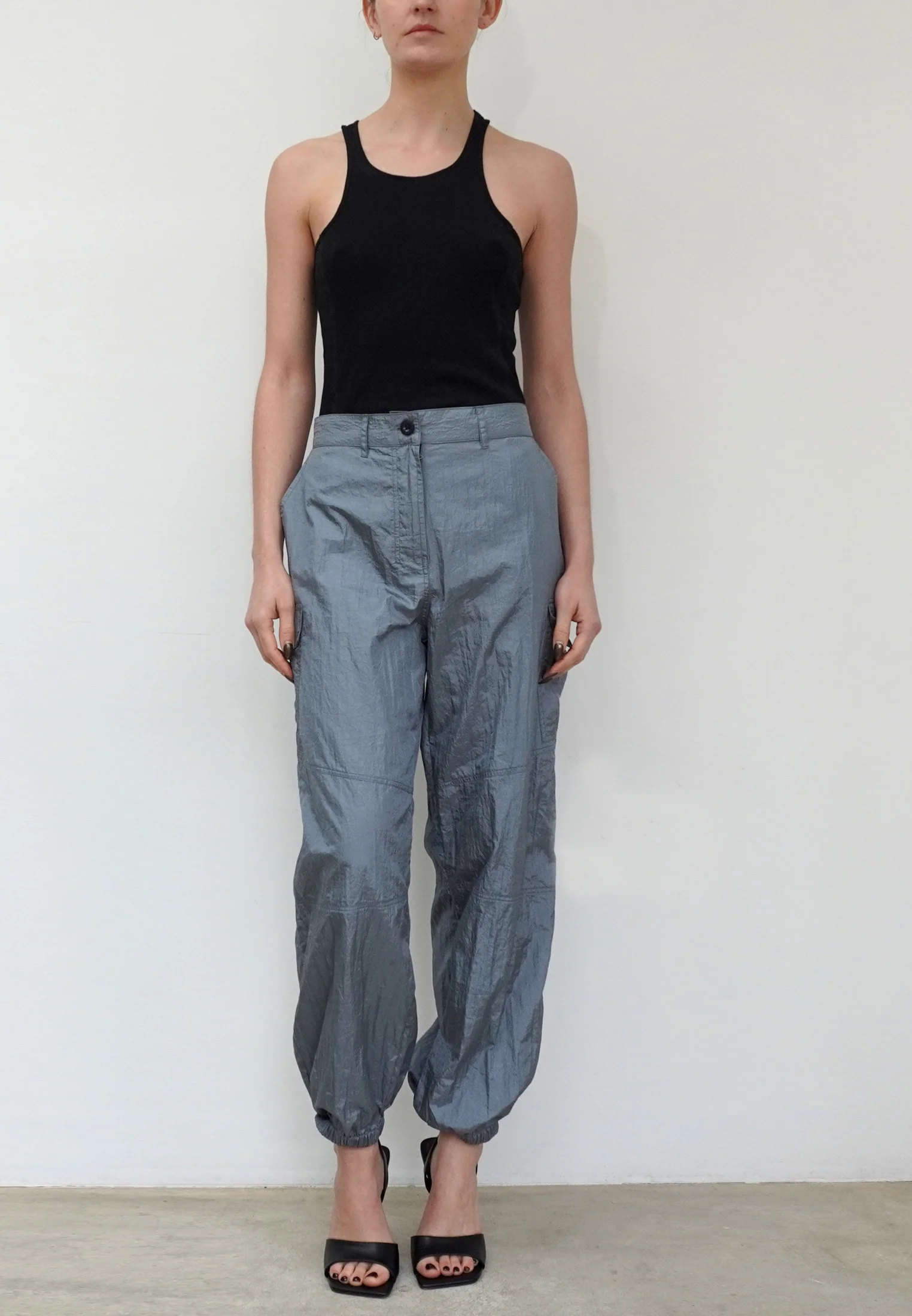DISTANCE GREY CARGO TROUSERS - Image 3