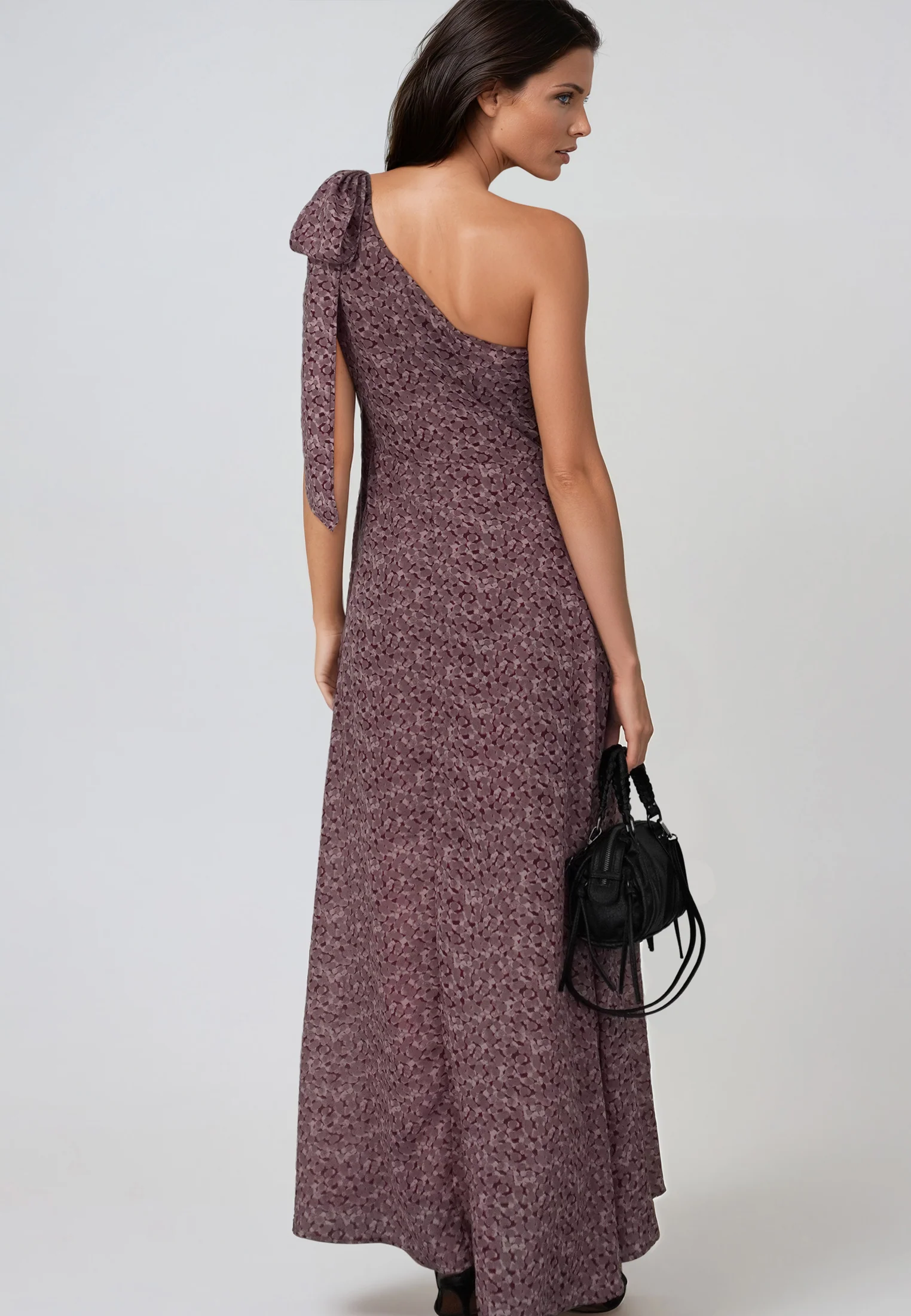 MARINA ONE SHOULDER DRESS BLEND ASHES - Image 6