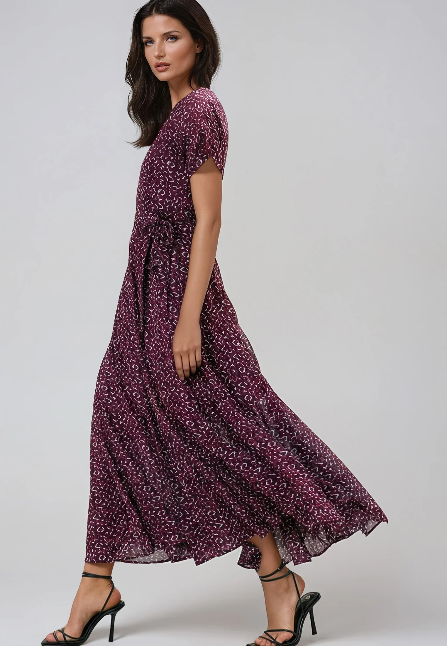 SOLSTICE MAXI DRESS BLEND PORT - Image 2