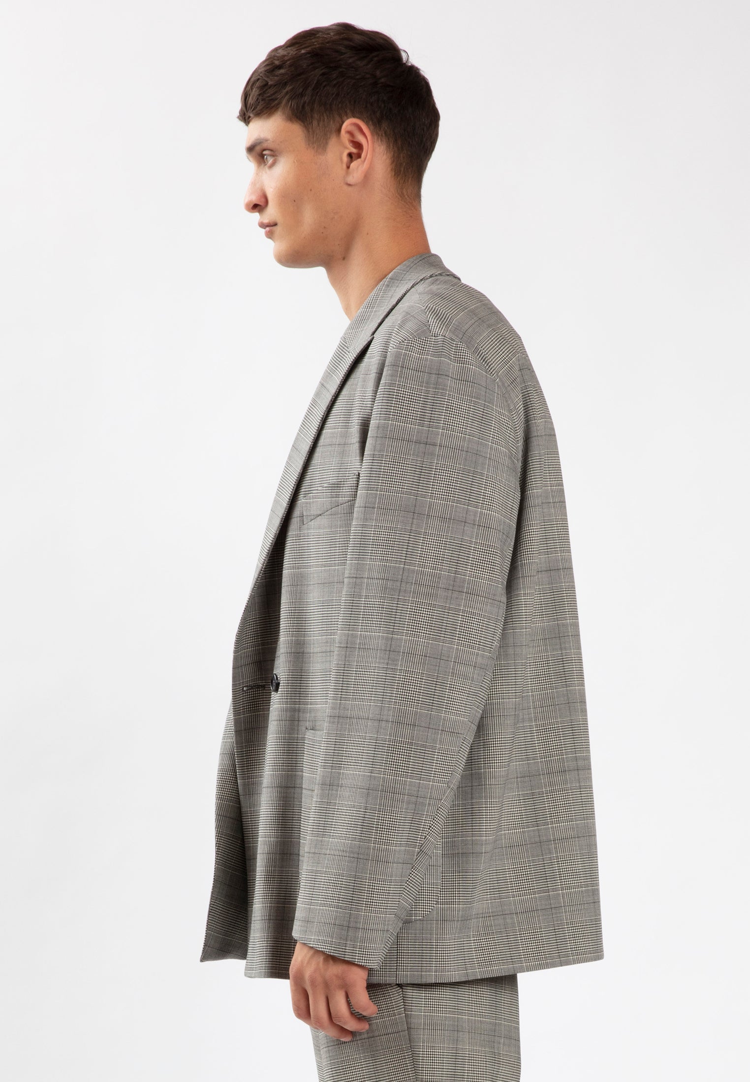 DOUBLE BREASTED JACKET CHECK - Image 3