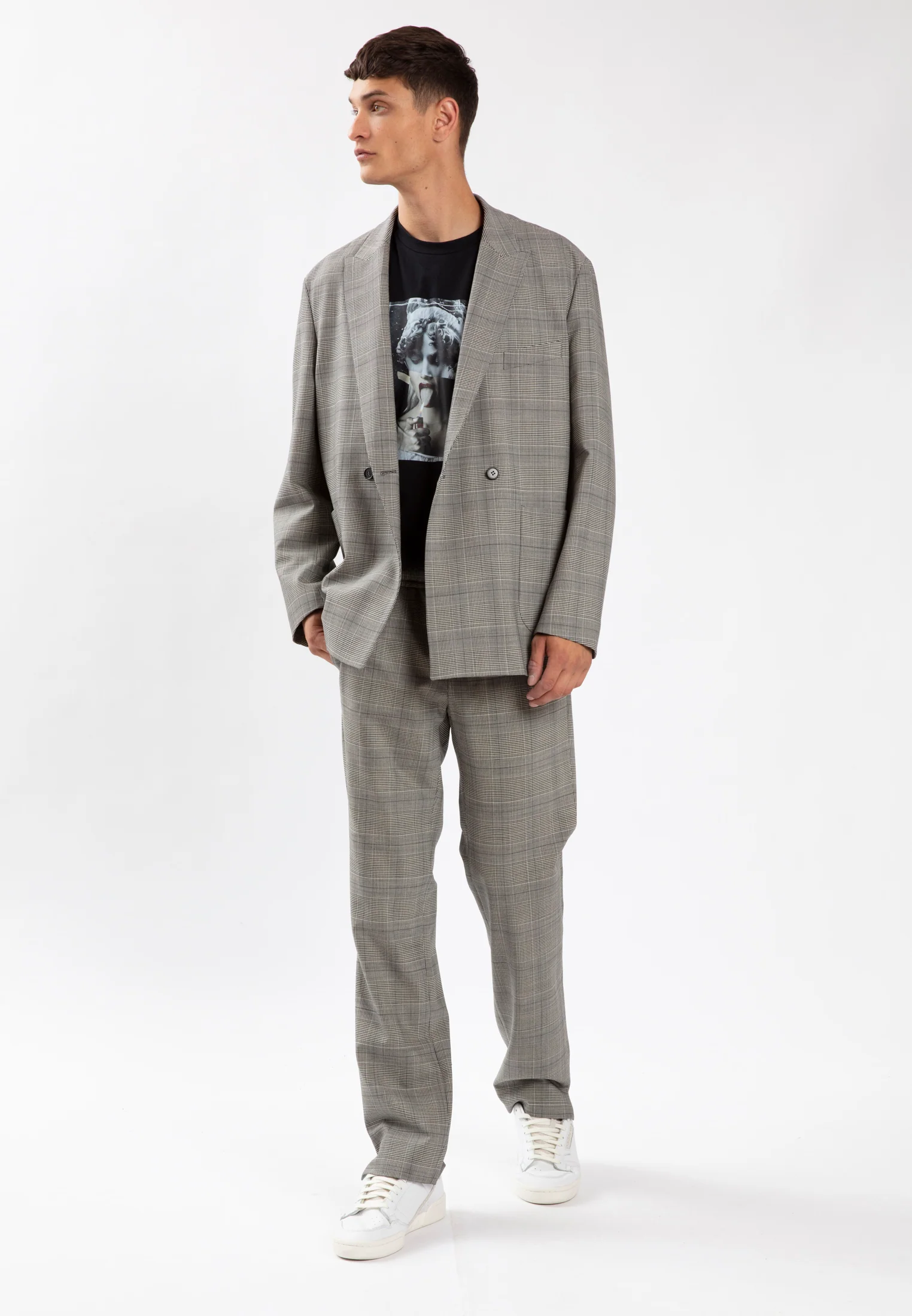 DOUBLE BREASTED JACKET CHECK - Image 4
