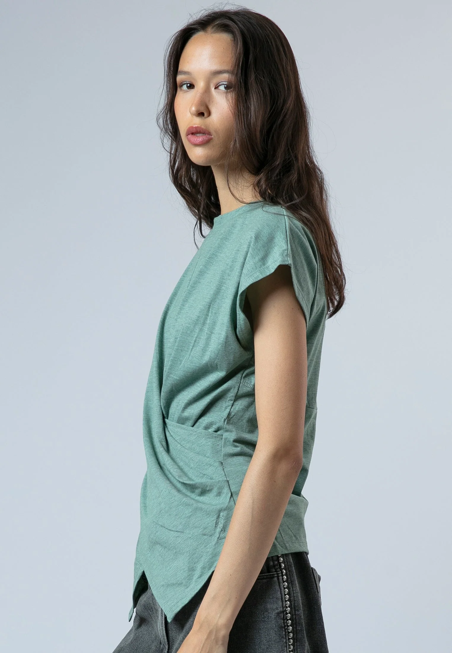 TIME T-SHIRT GRANITE GREEN - Image 5
