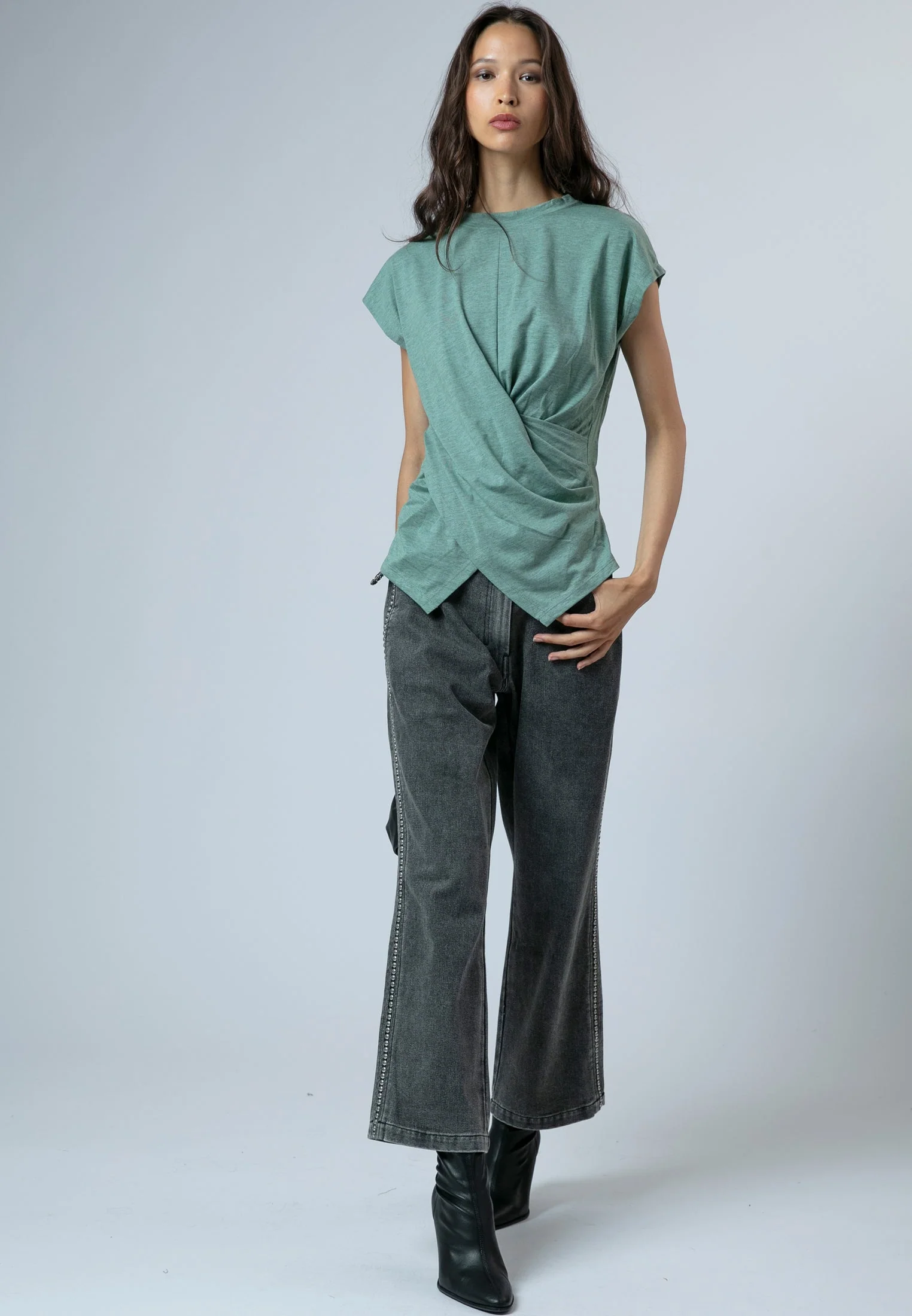TIME T-SHIRT GRANITE GREEN - Image 6