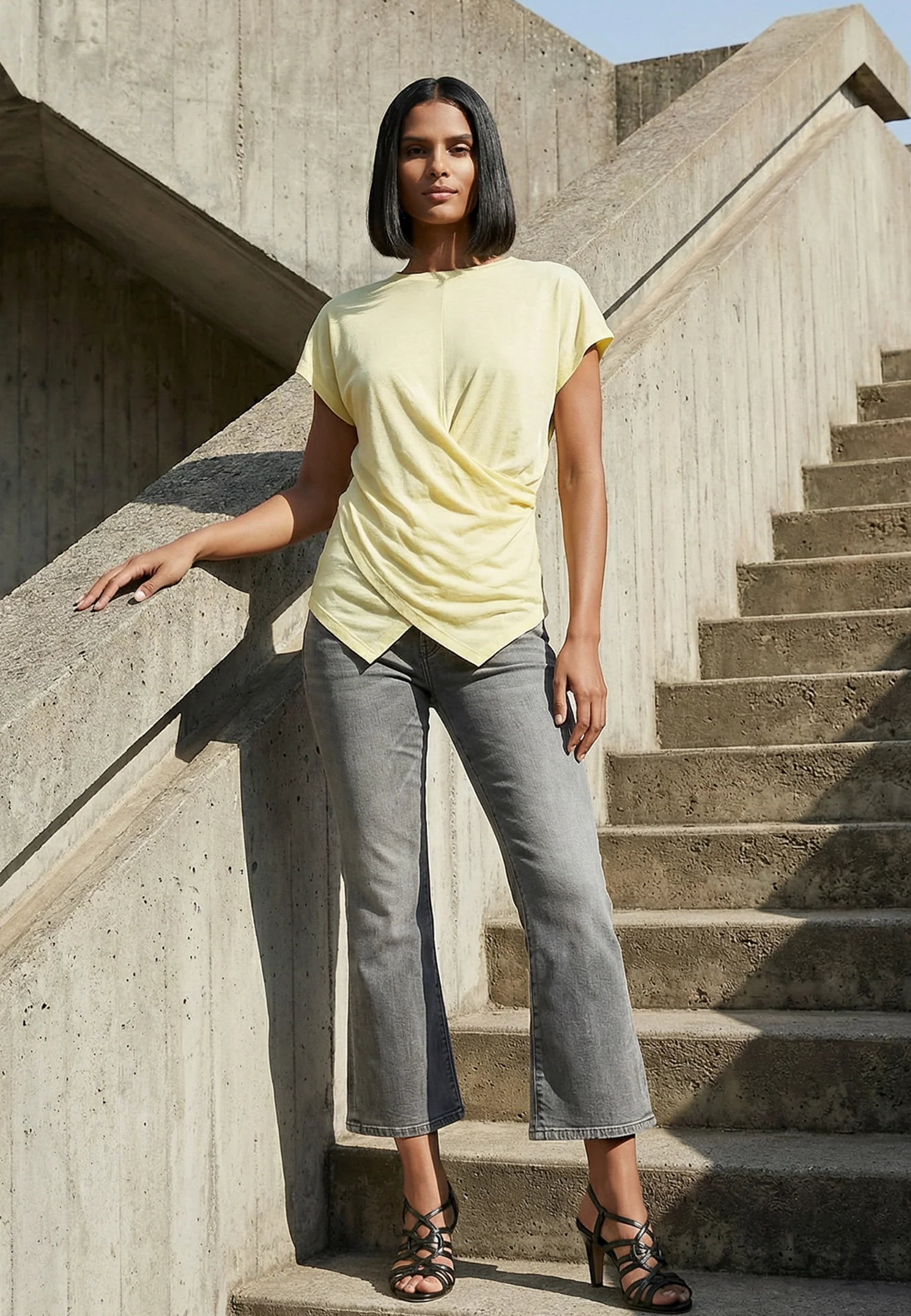 TIME T-SHIRT NEW YELLOW - Image 5