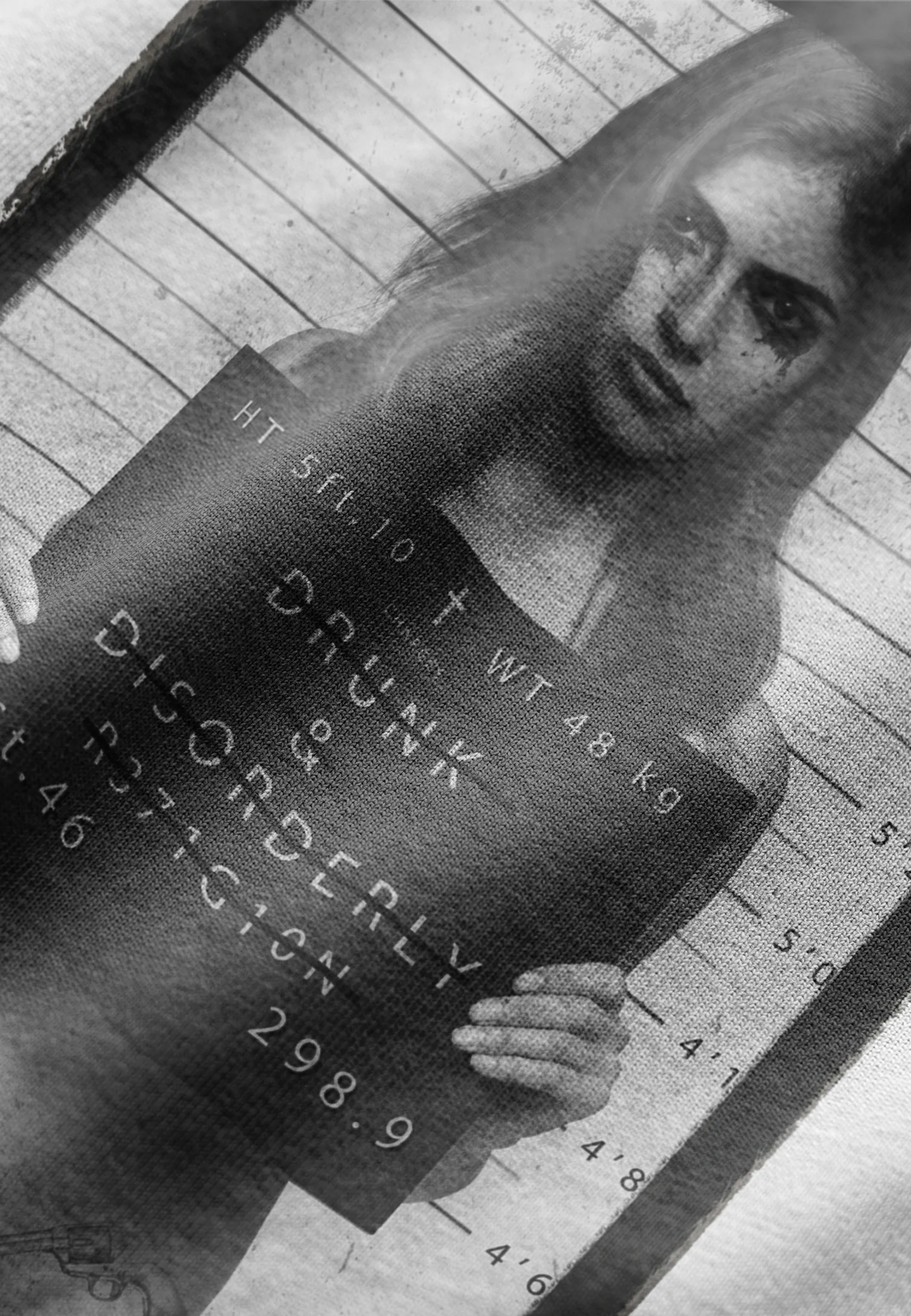 DRUNK & DISORDERLY T-SHIRT WHITE - Image 3