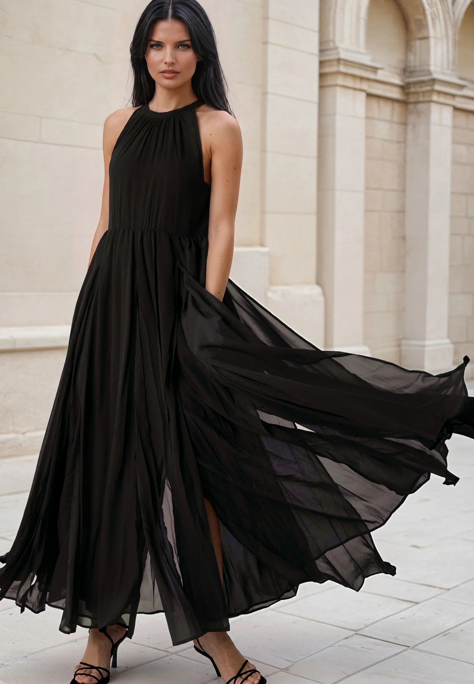 DUSK DRESS BLACK - Image 8