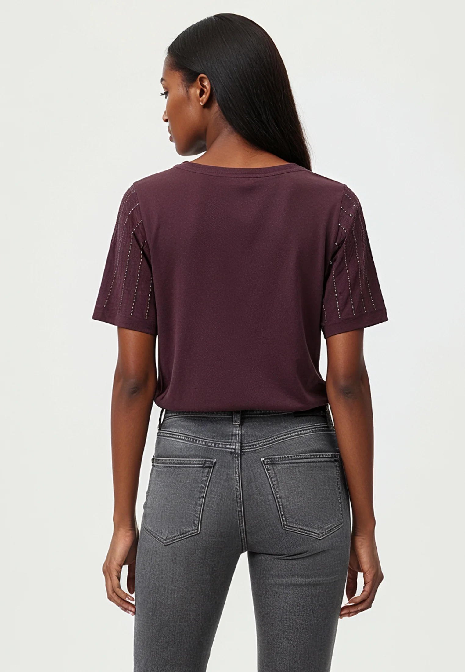 EAGLE T-SHIRT MAUVE WINE - Image 4
