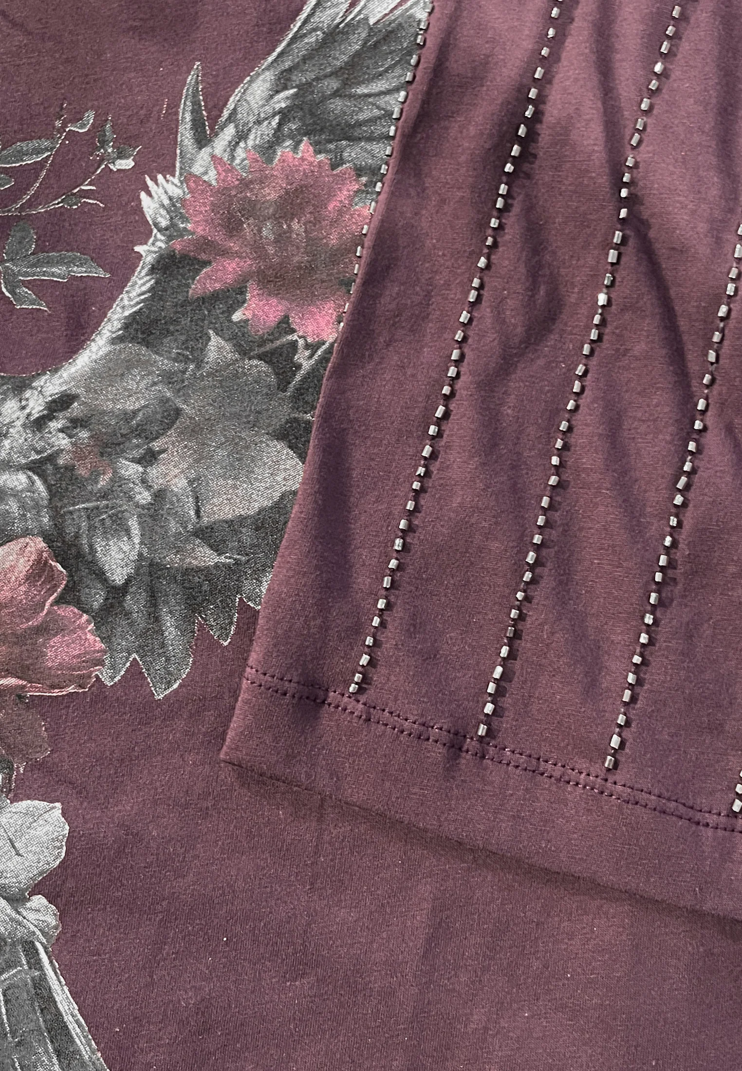 EAGLE T-SHIRT MAUVE WINE - Image 5
