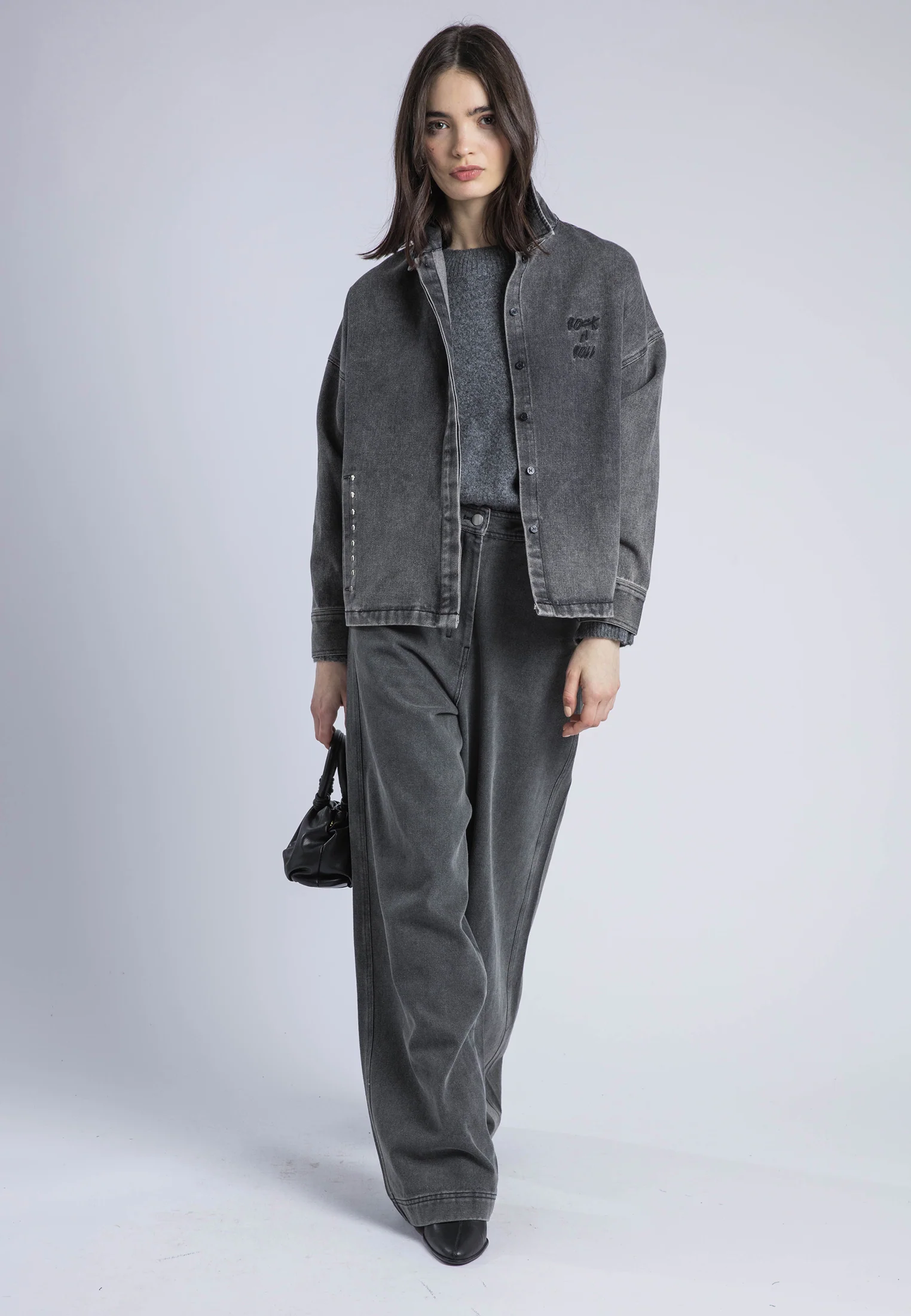 ECCENTRIC SHIRT GREY DENIM - Image 7