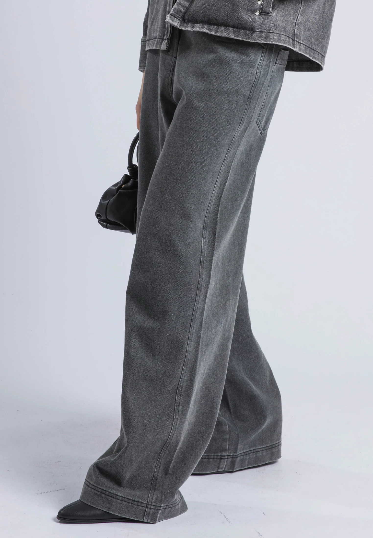 ECCENTRIC TROUSERS GREY DENM - Image 6