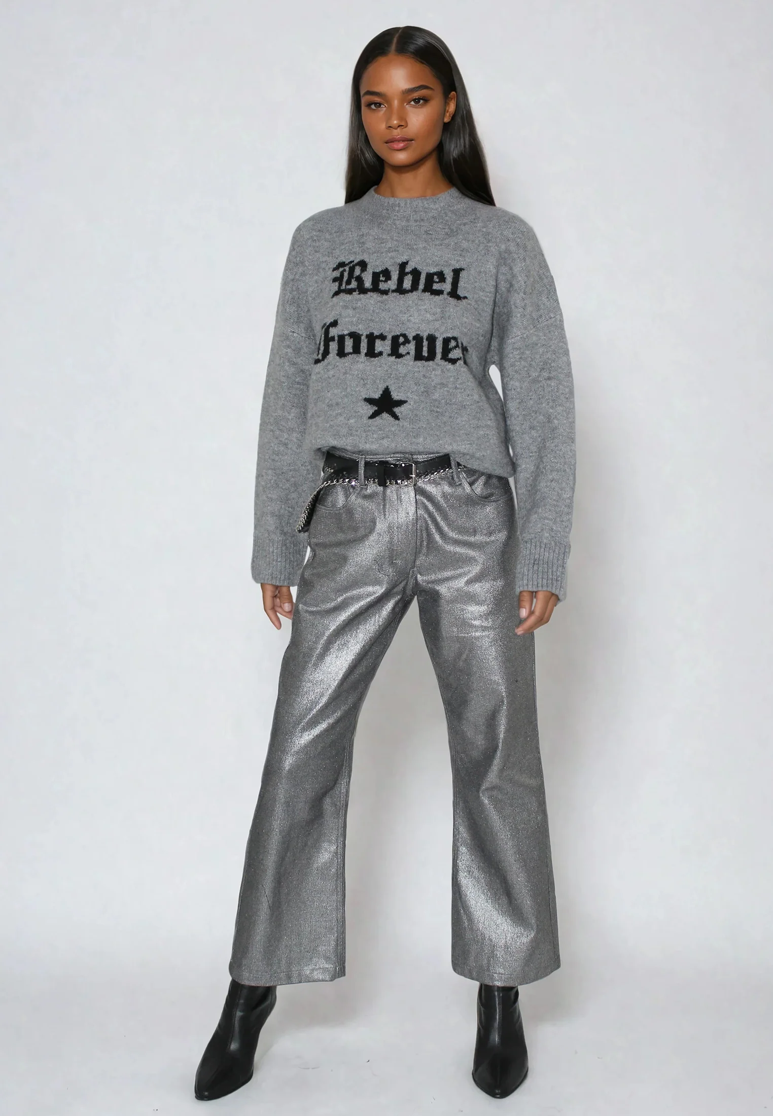 ECCENTRIC JEANS SILVER FOIL - Image 4