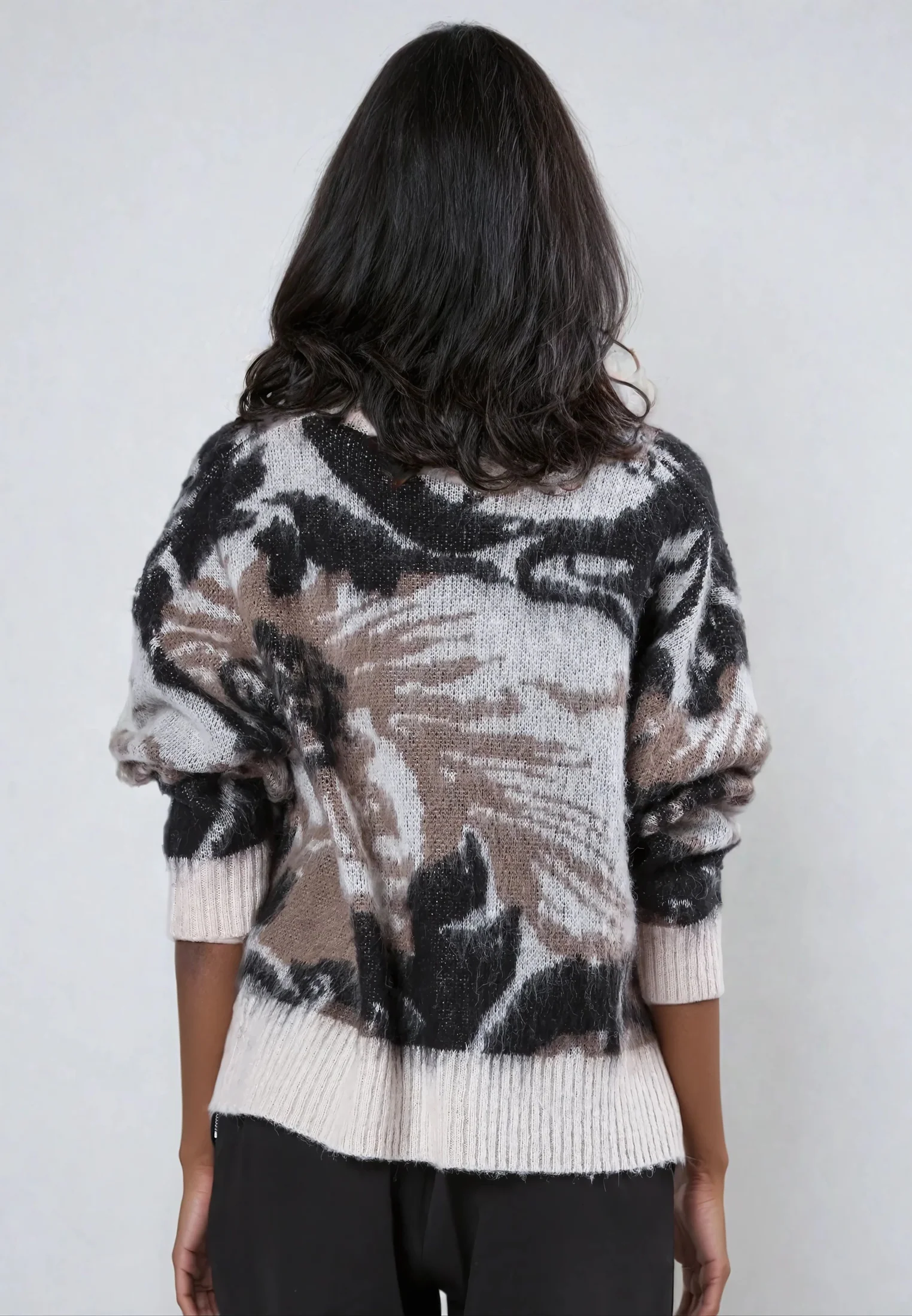 ECCENTRIC JUMPER STONE & TAUPE - Image 3