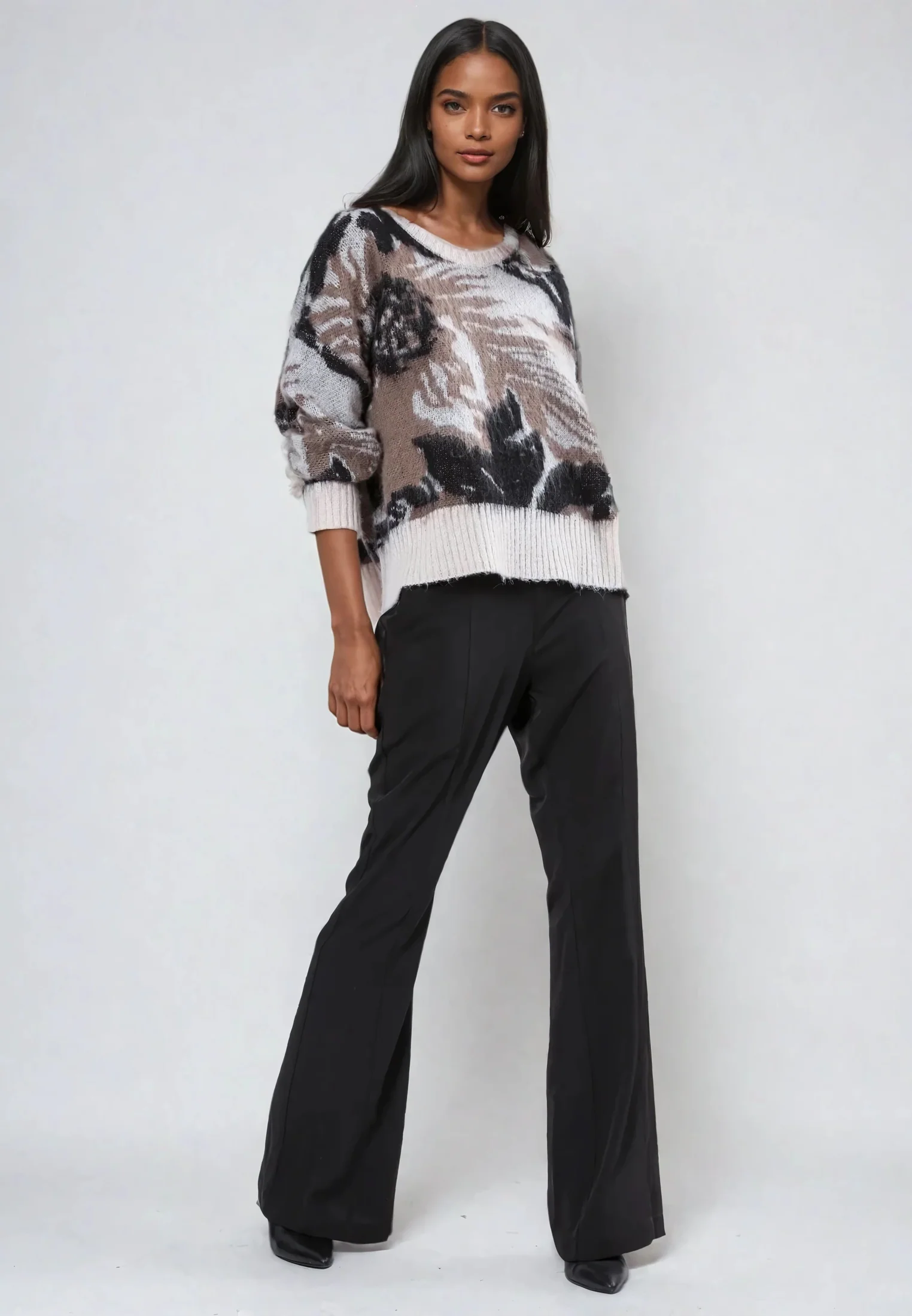 ECCENTRIC JUMPER STONE & TAUPE - Image 5
