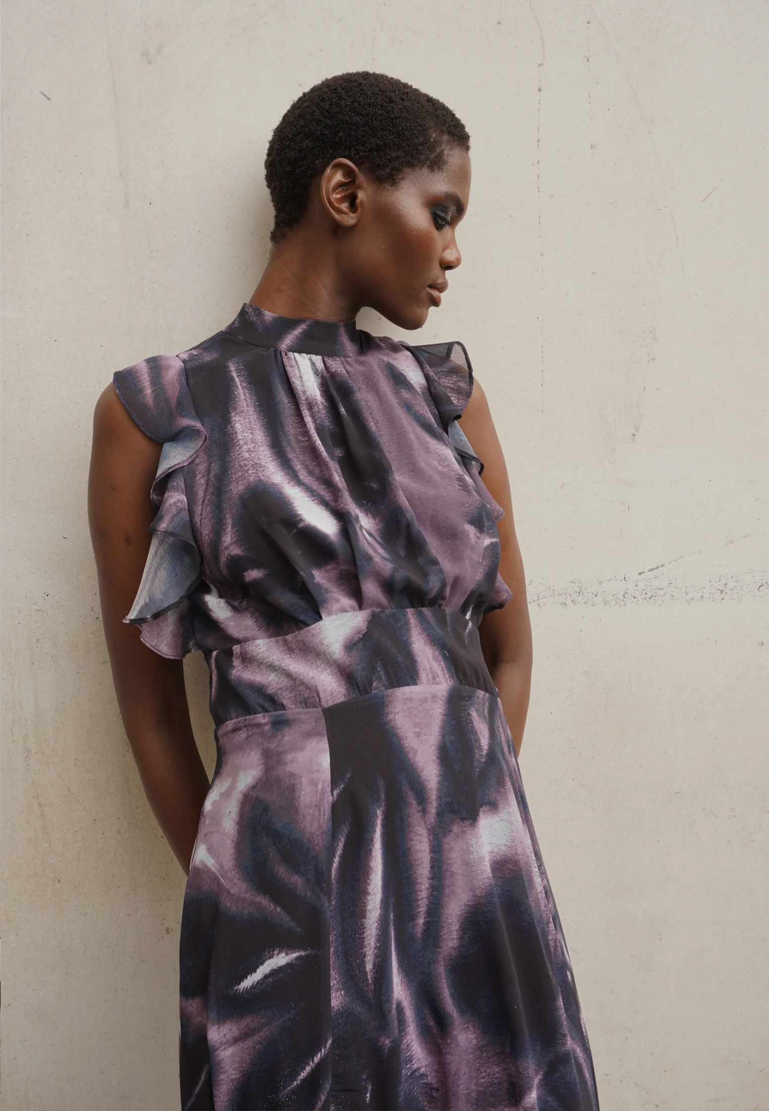 ECLIPSE MAXI DRESS FLOW LILAC - Image 2