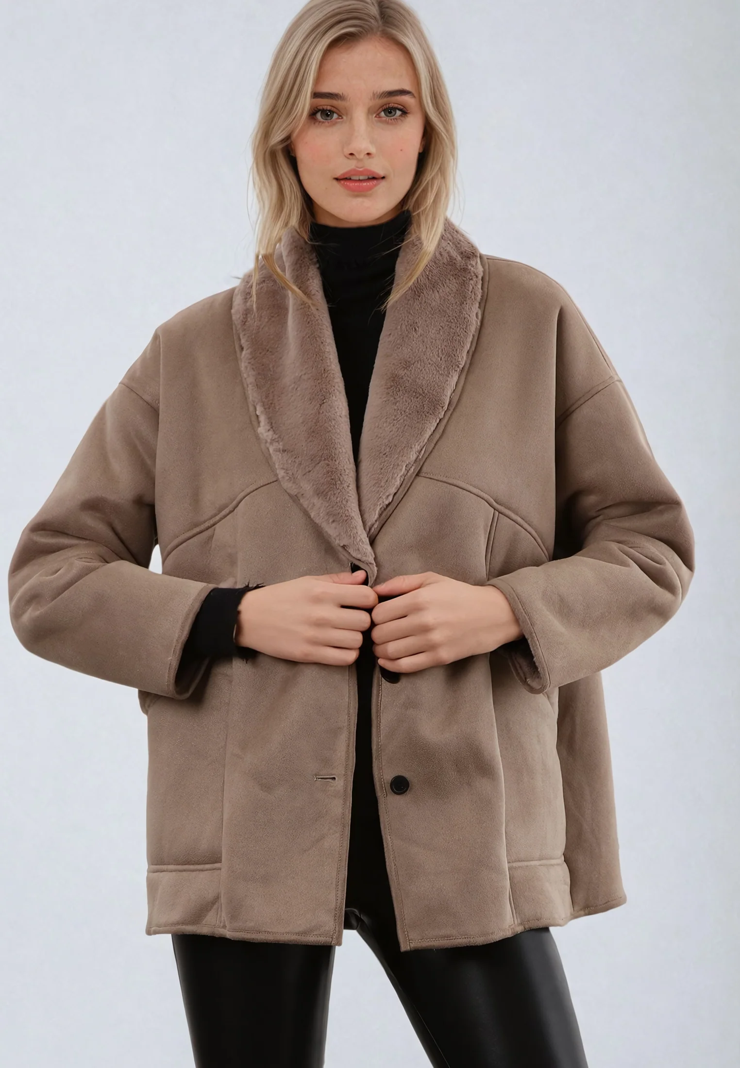 ELEMENT COAT TAUPE - Image 3