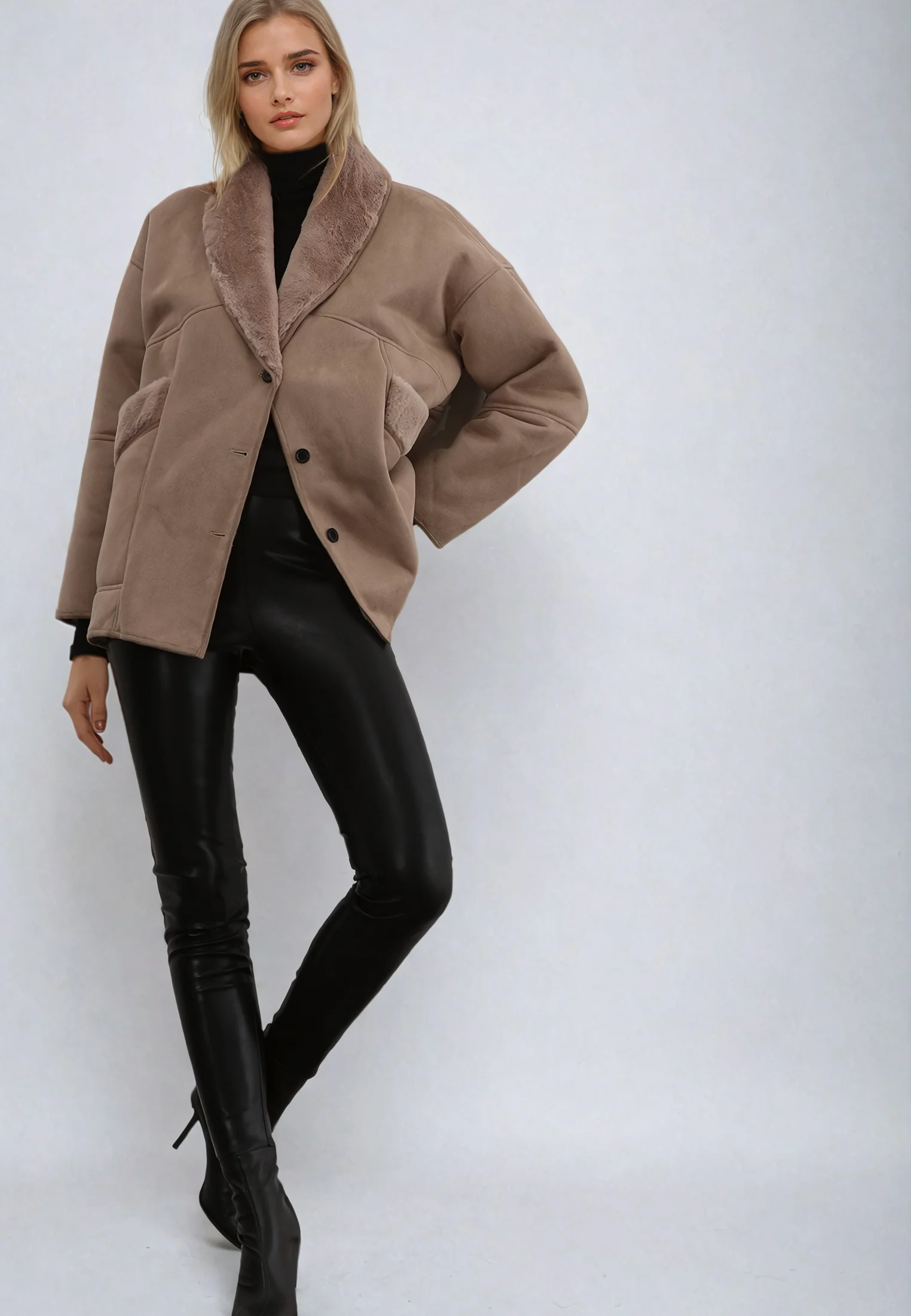ELEMENT COAT TAUPE - Image 4
