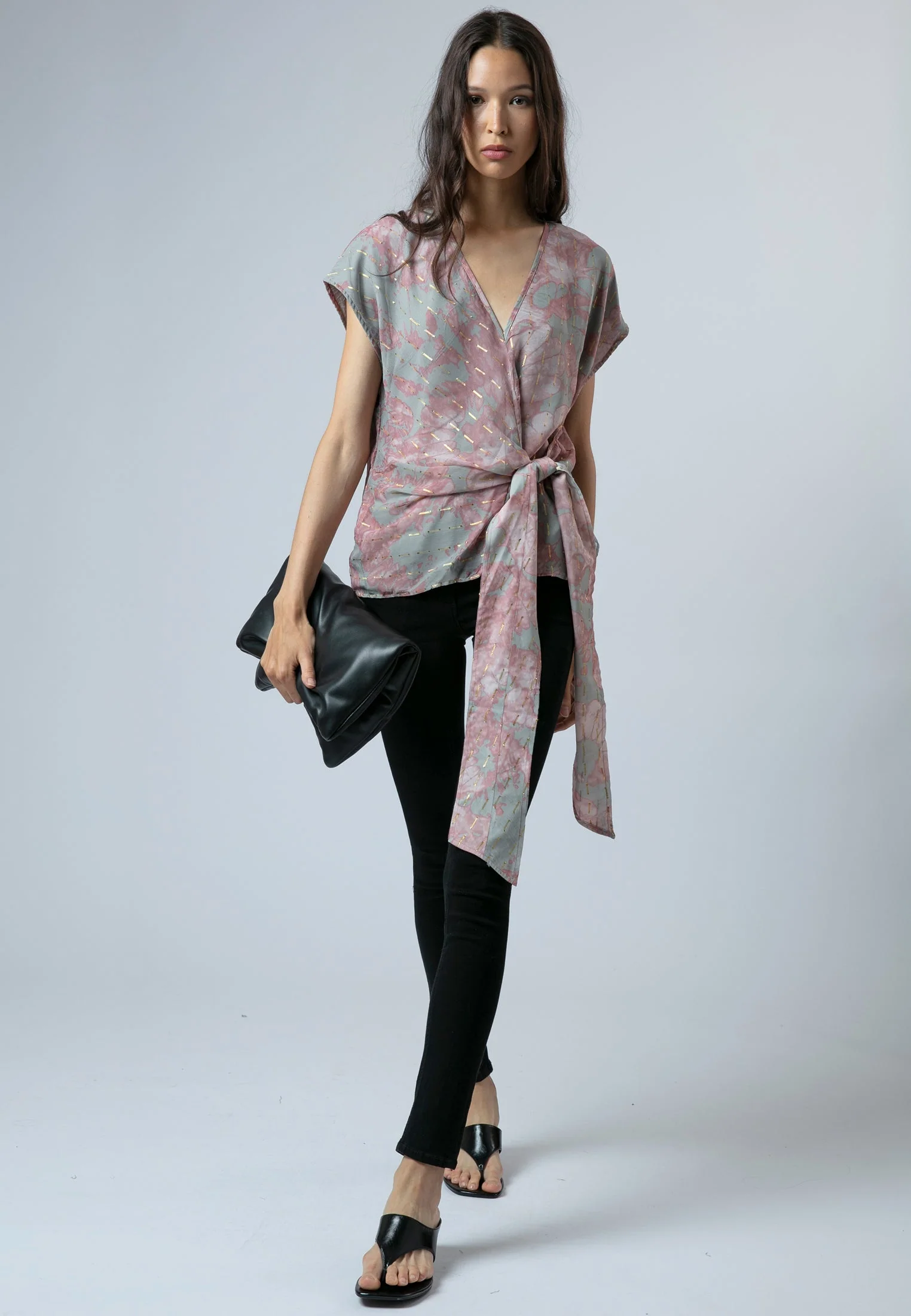 ELINE TOP PINK & GREY - Image 4