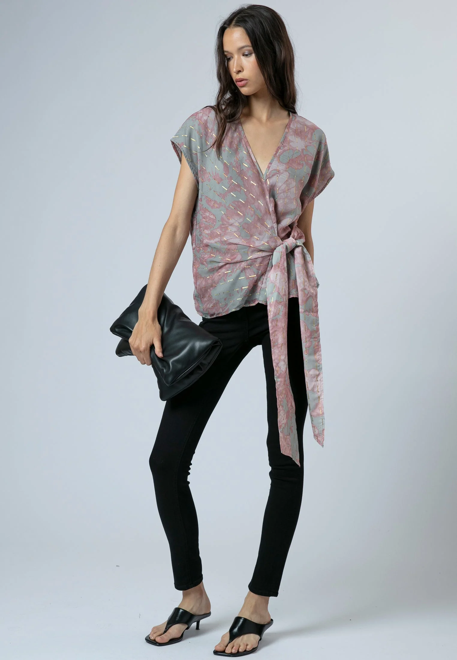 ELINE TOP PINK & GREY - Image 5