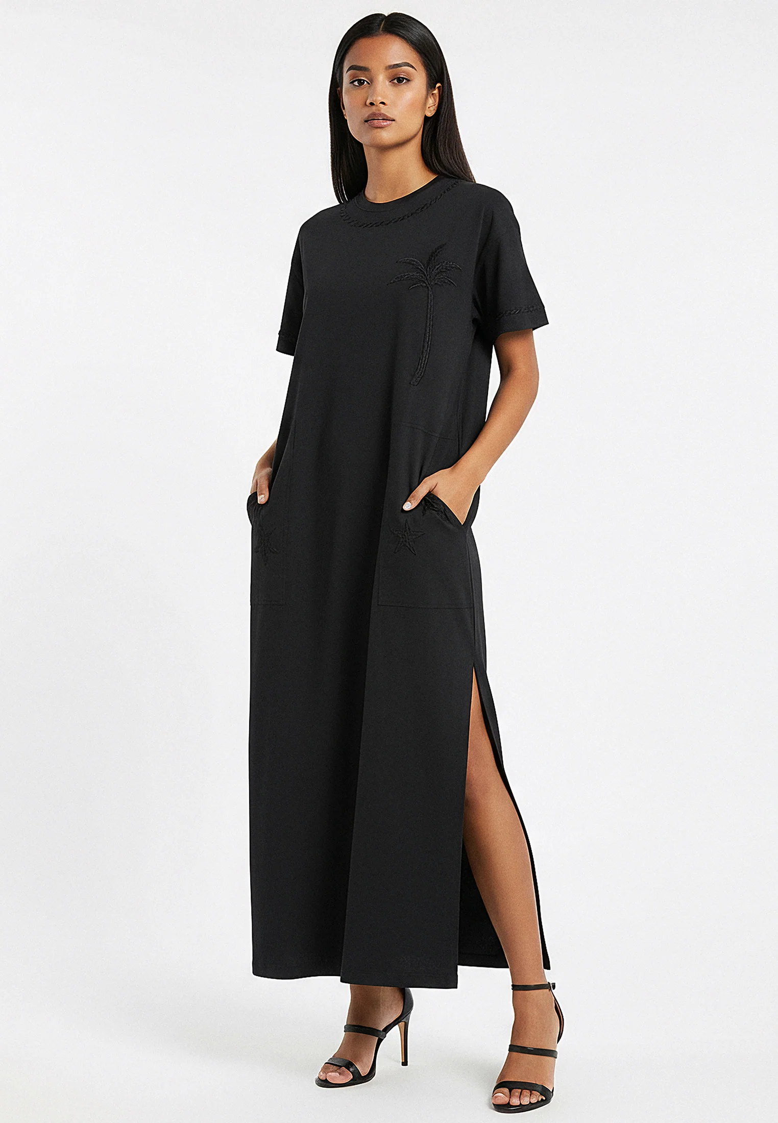 SUMMER DRESS WASHED BLACK