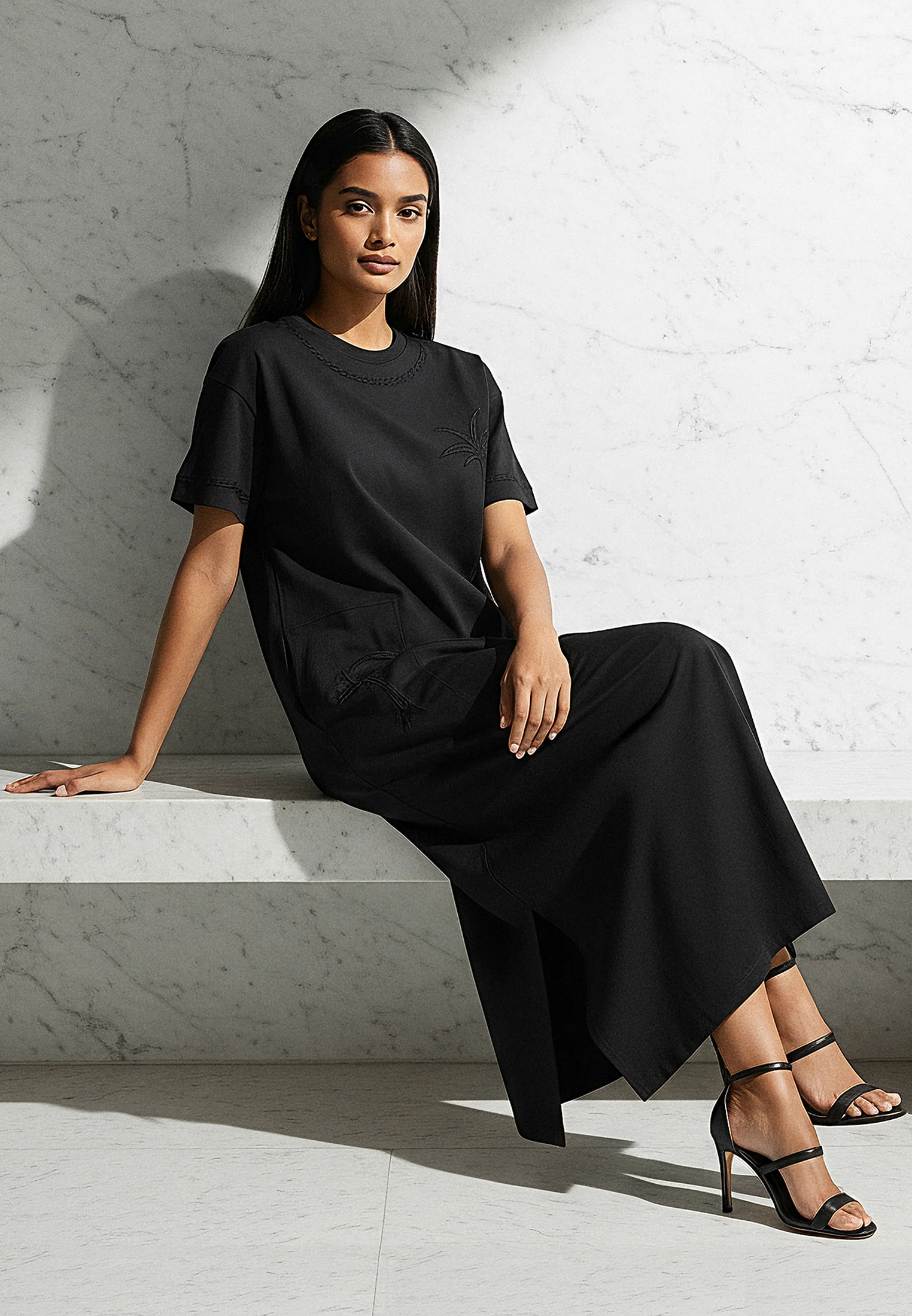 SUMMER DRESS WASHED BLACK - Image 6