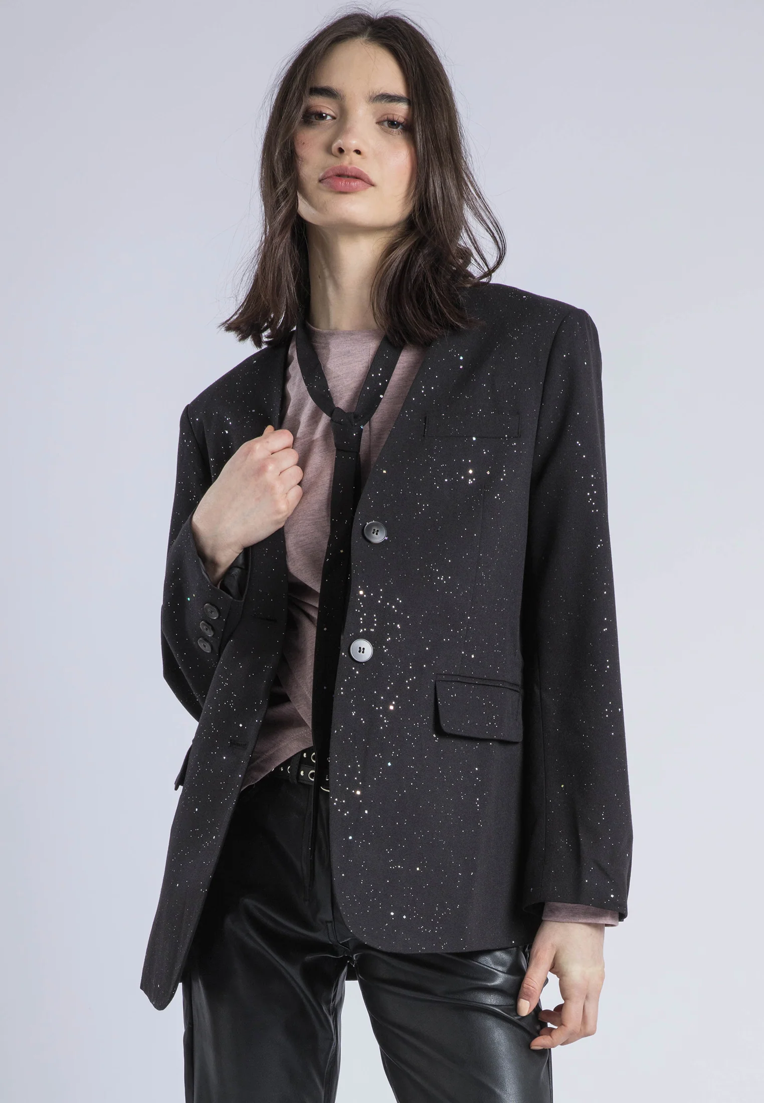 EMILY BLAZER JACKET BLACK - Image 3