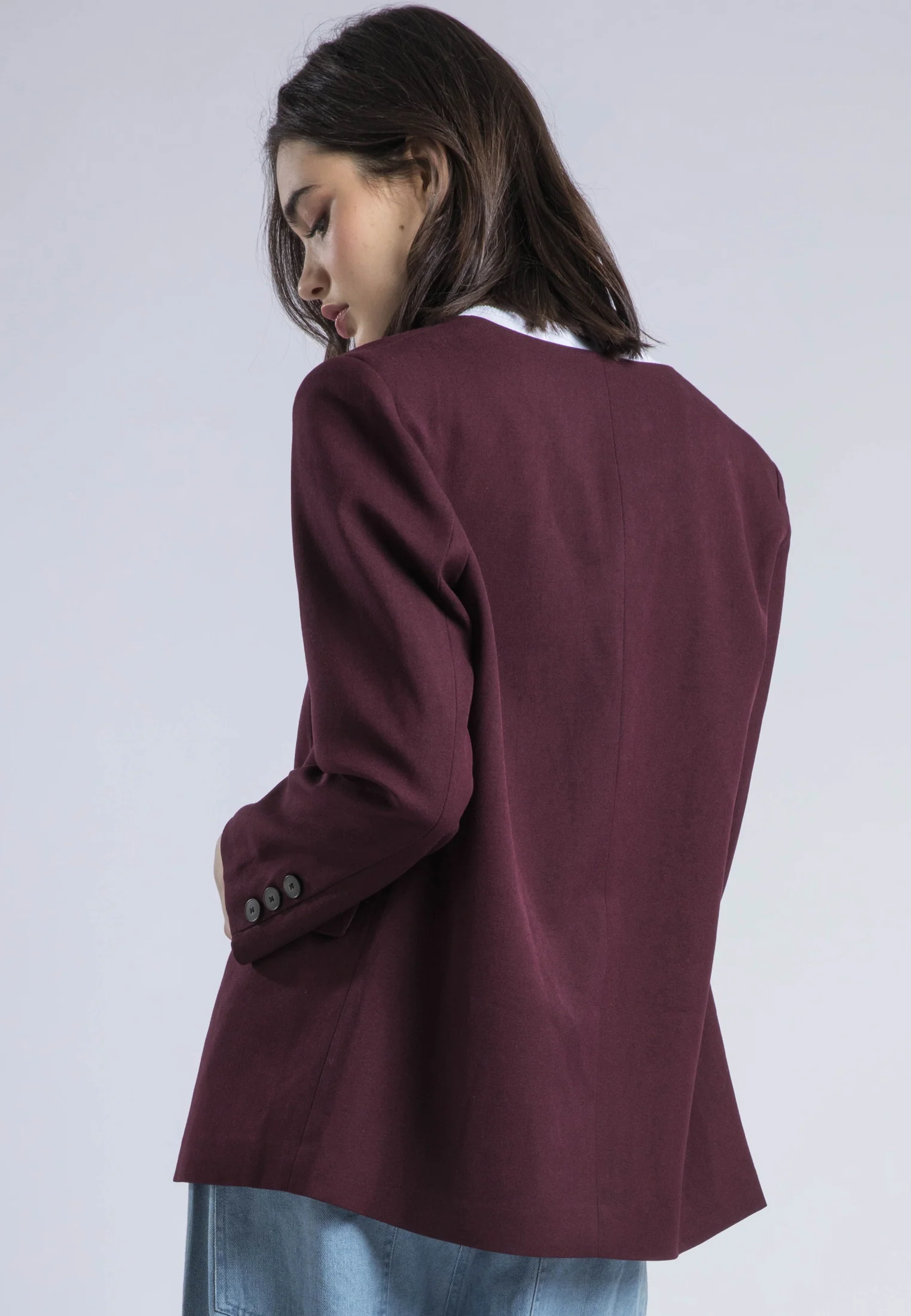 EMILY BLAZER JACKET PORT - Image 4