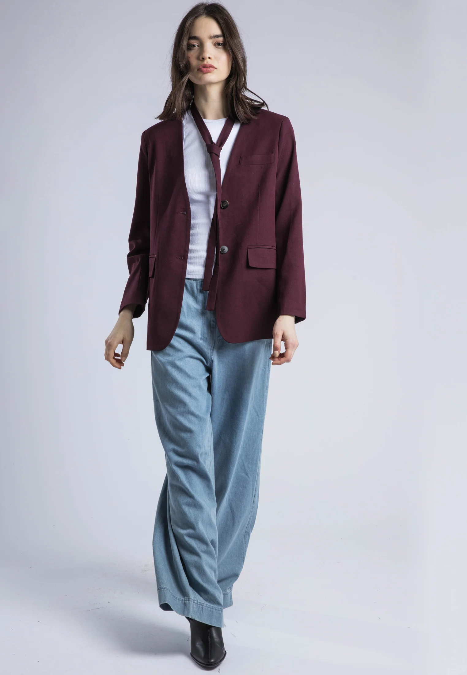 EMILY BLAZER JACKET PORT - Image 5