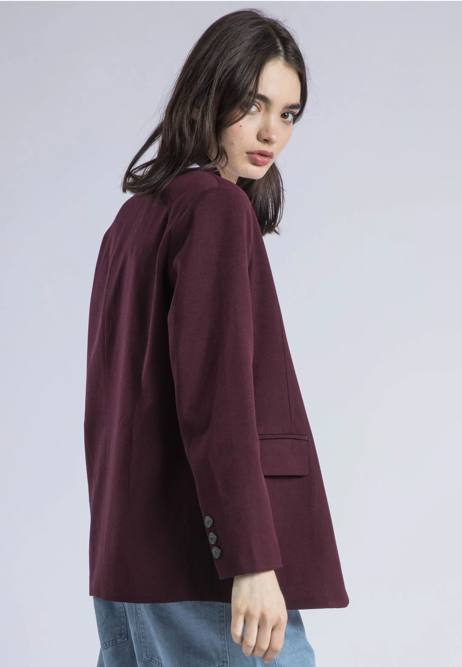 EMILY BLAZER JACKET PORT - Image 6