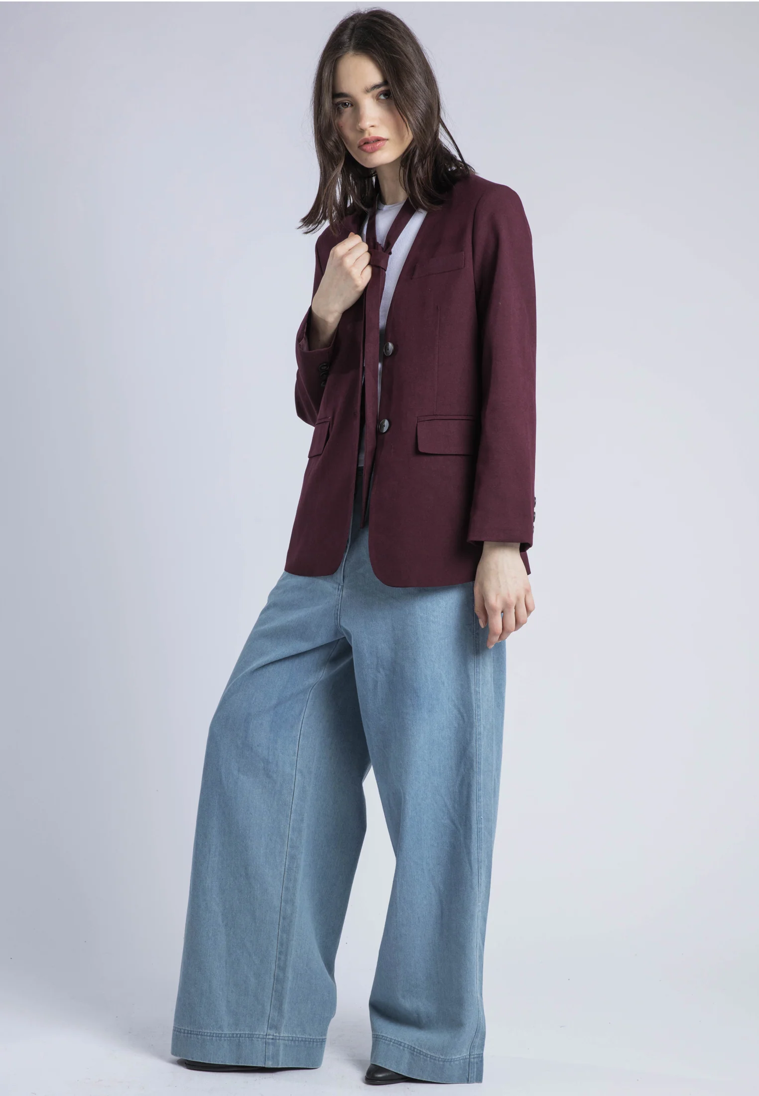 EMILY BLAZER JACKET PORT - Image 7