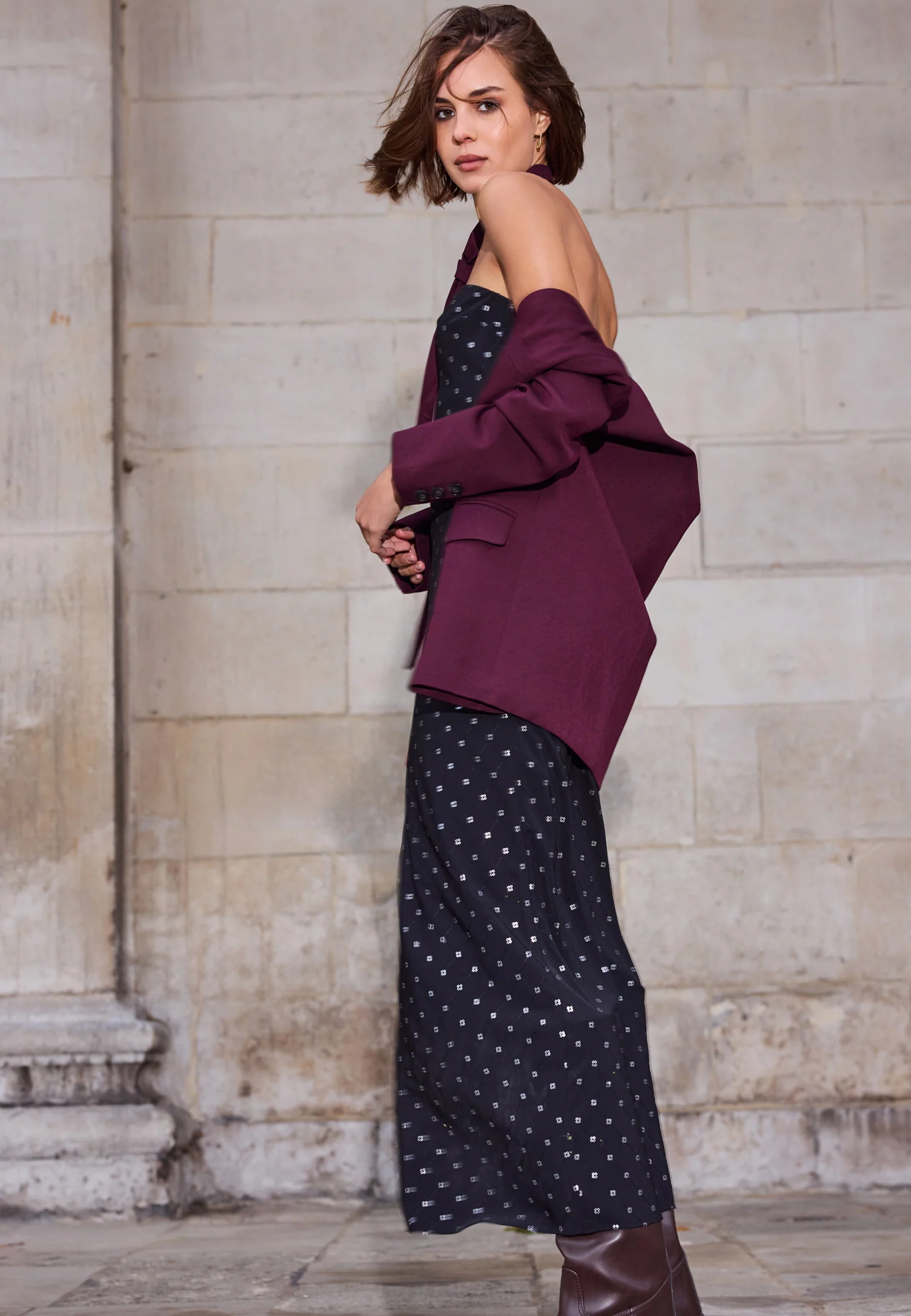 EMILY BLAZER JACKET PORT - Image 8