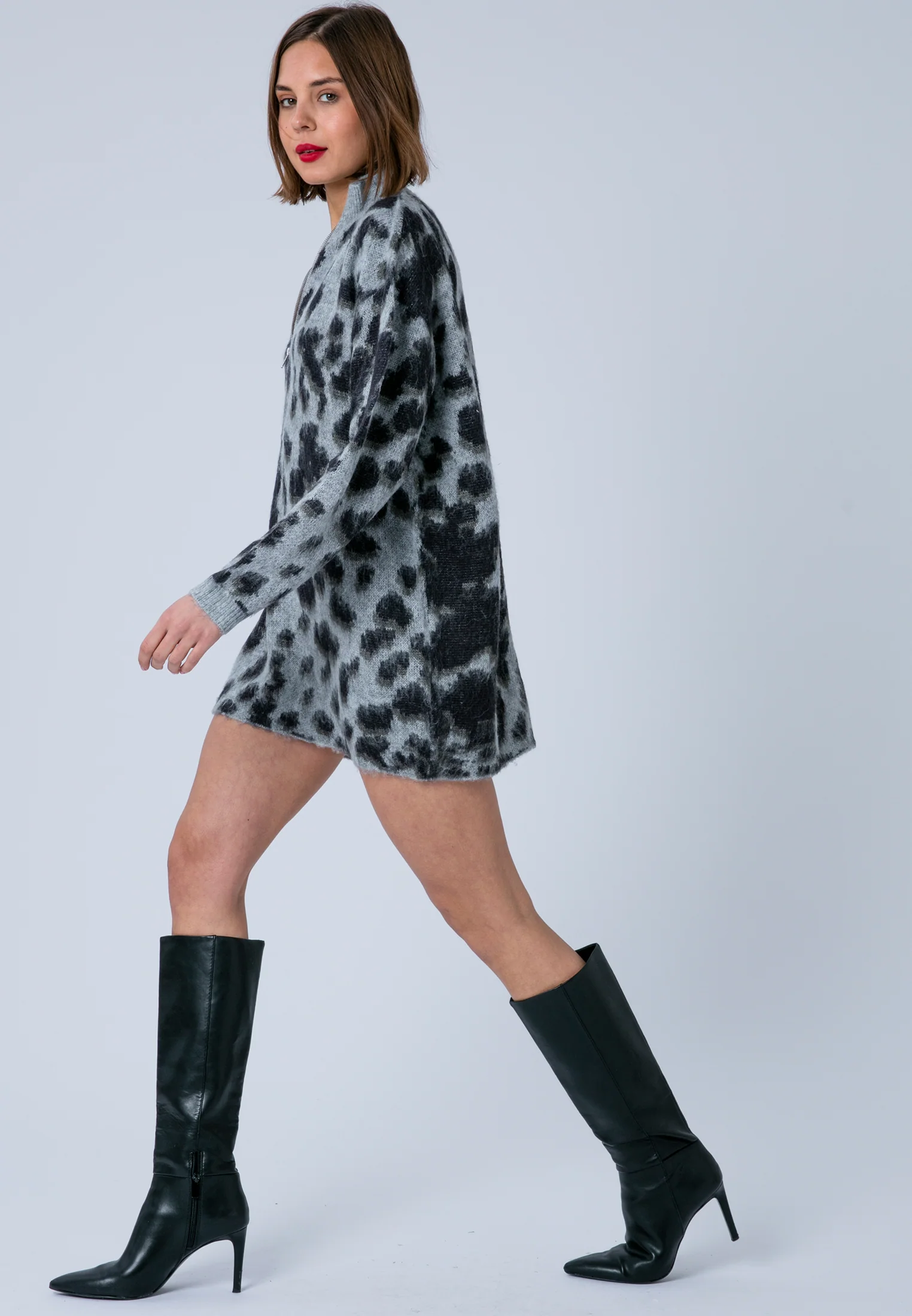 ERIN DRESS GREY - Image 4