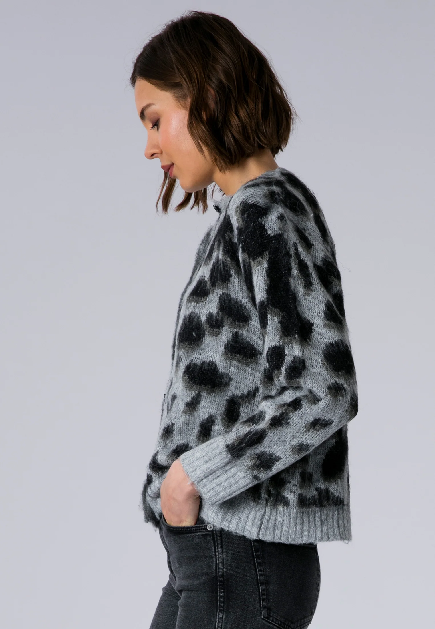 ERIN CARDIGAN GREY - Image 3