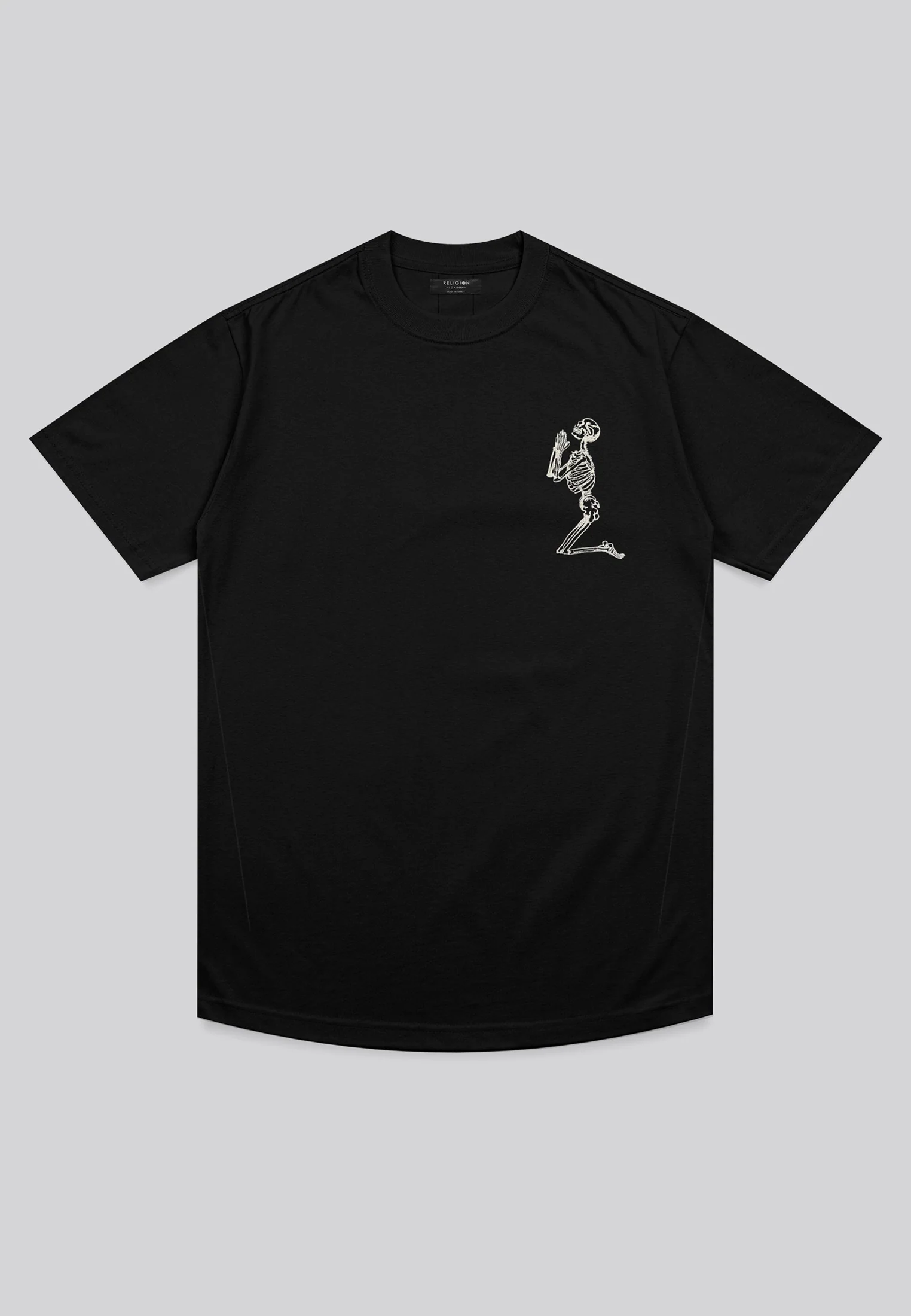 ESSENTIAL BIG SKELETON BLACK T-SHIRT - Image 6