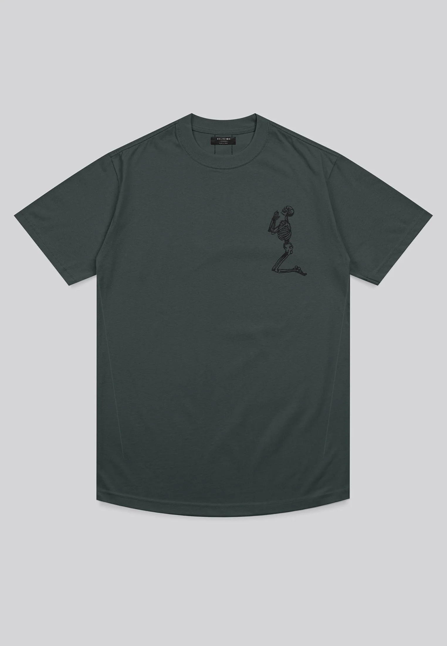 ESSENTIAL BIG SKELETON COAL T-SHIRT - Image 2