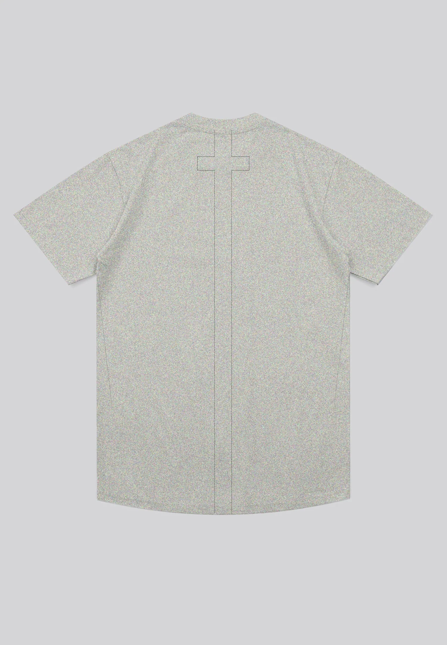 ESSENTIAL BIG SKELETON GREY MARL T-SHIRT - Image 7