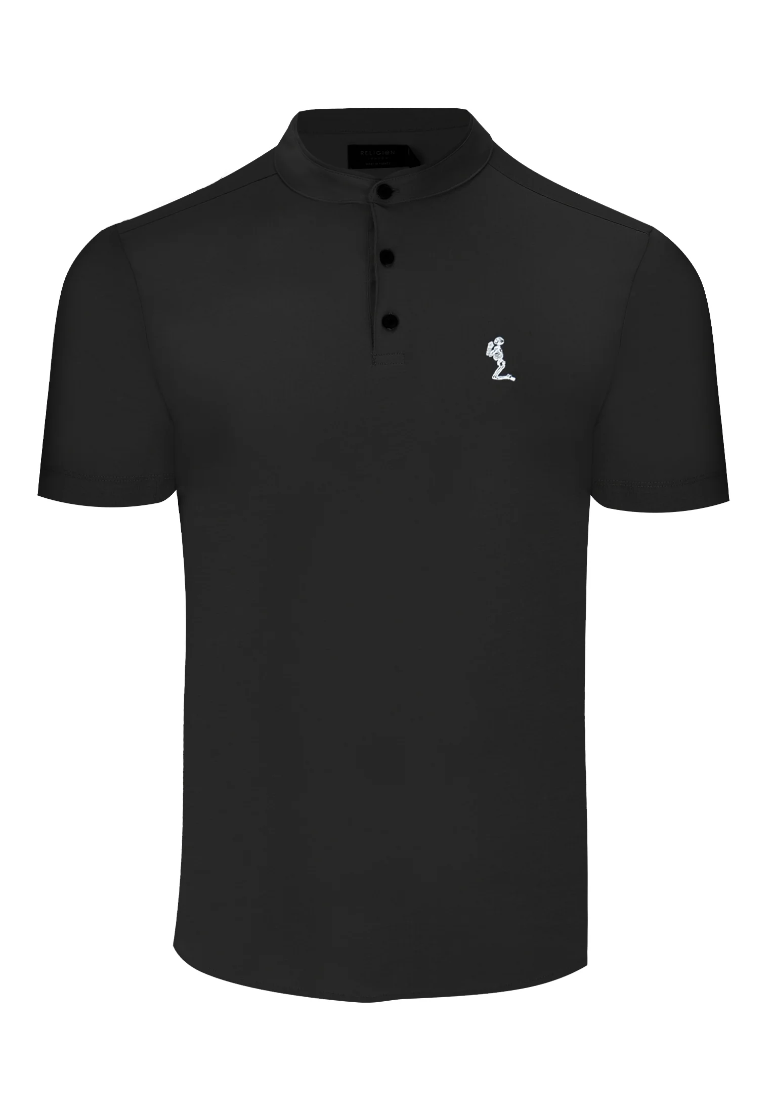 ESSENTIAL ORSON BLACK POLO SHIRT - Image 6