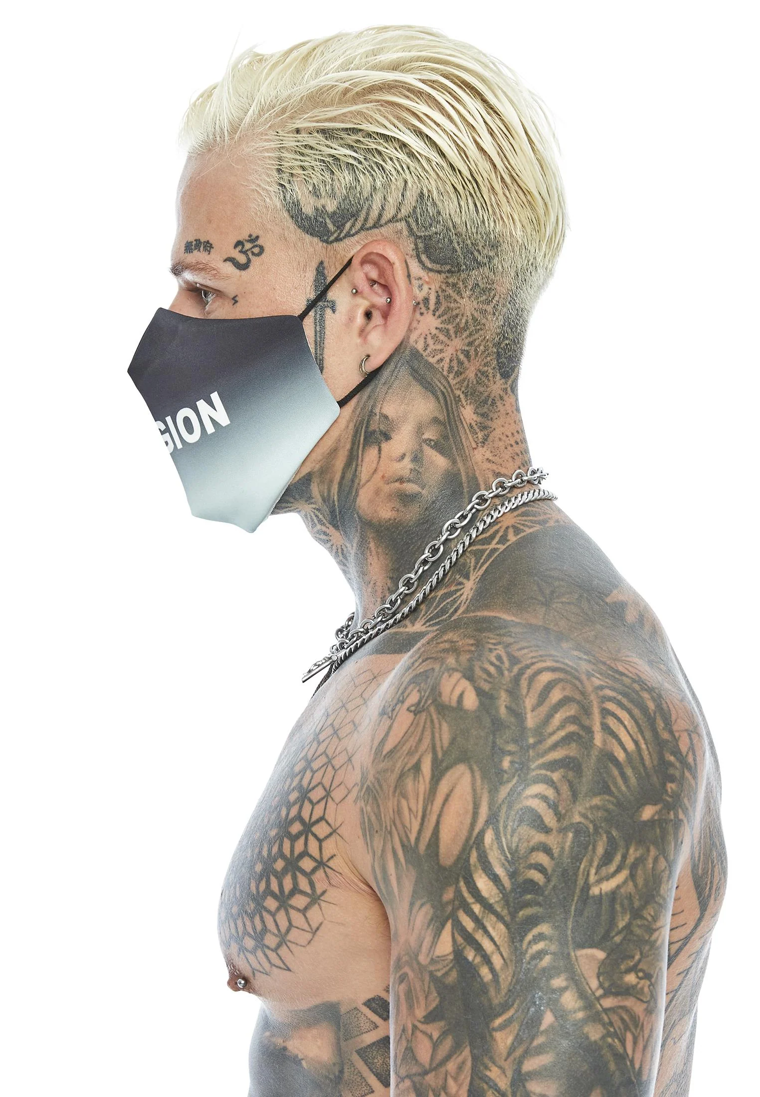 FACE MASK RELIGION GRADIENT MINT - Image 3