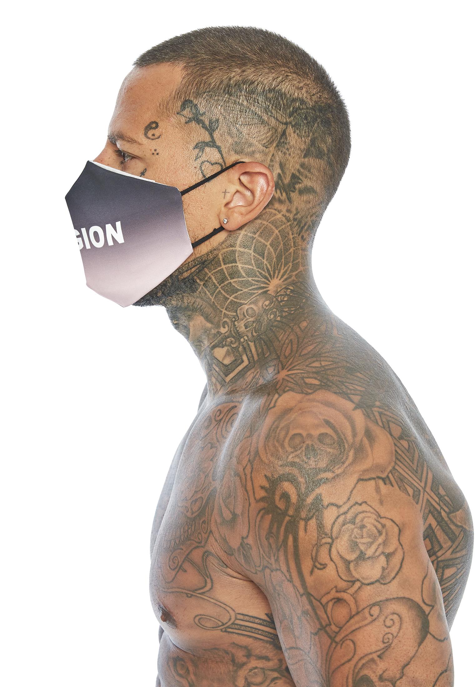 FACE MASK RELIGION GRADIENT PINK - Image 3