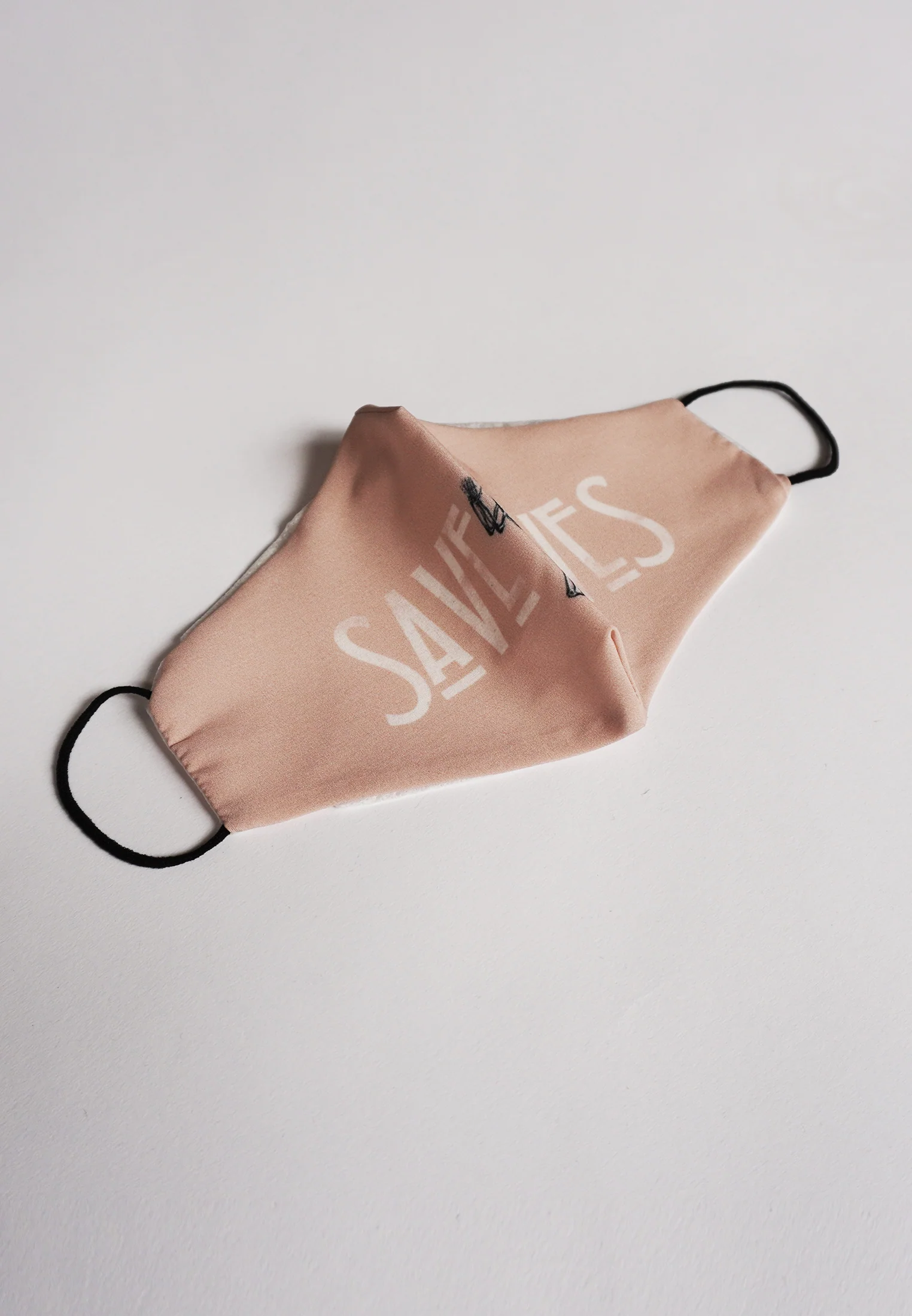 FACE MASK SAVE LIVES TAN - Image 4